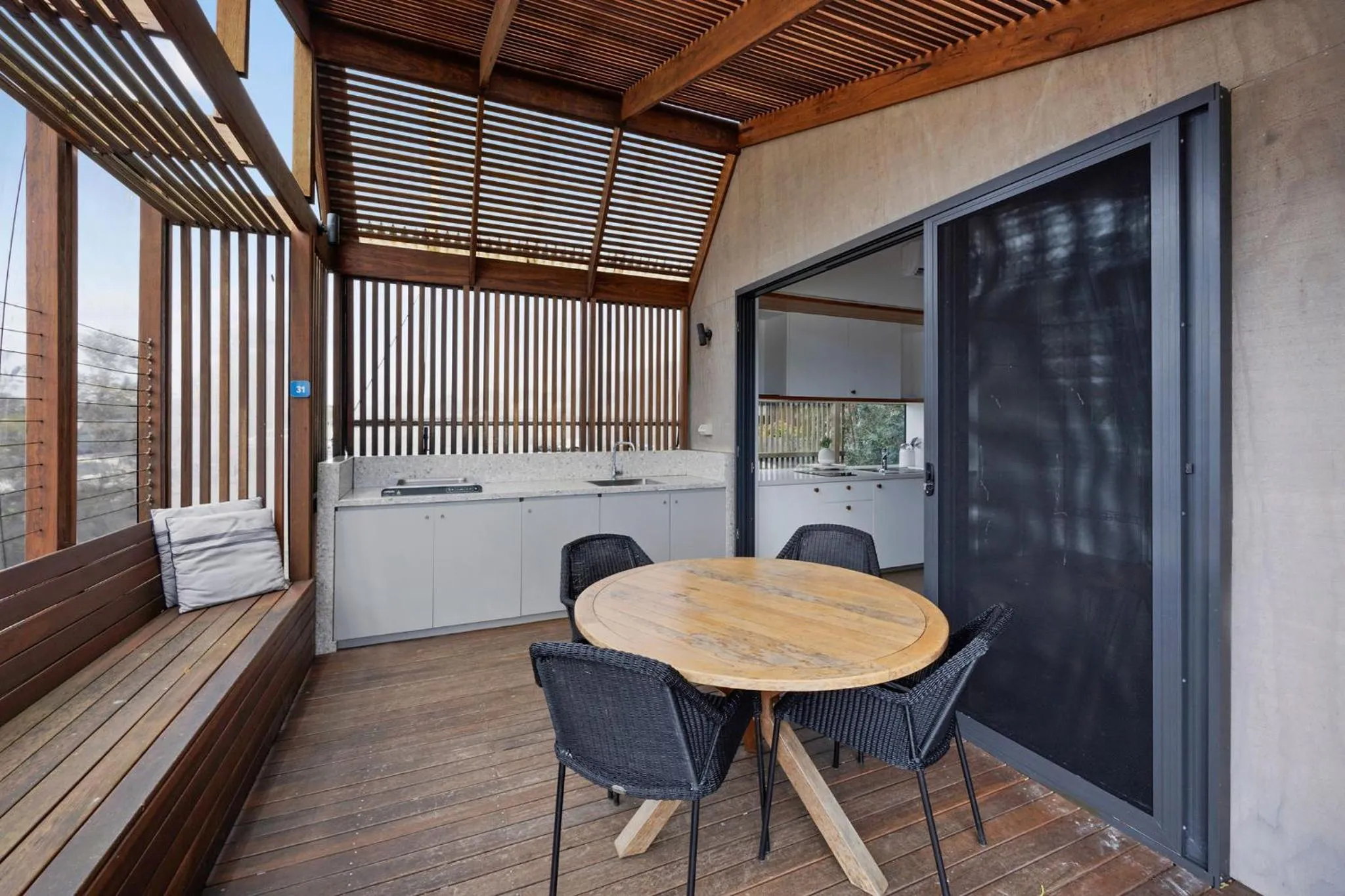 Balcony/Terrace in Reflections Evans Head - Holiday Park