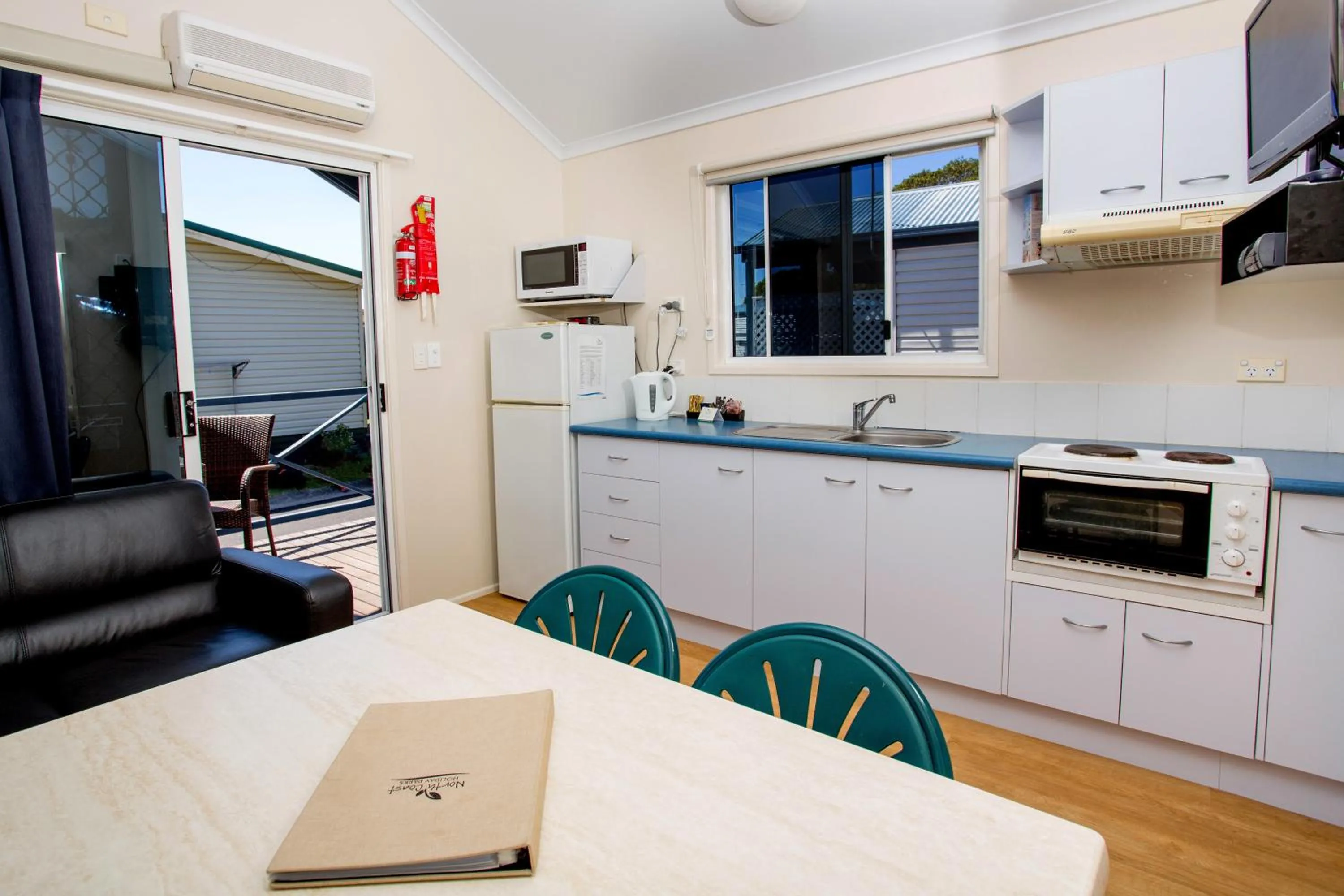 Kitchen or kitchenette in Reflections Evans Head - Holiday Park