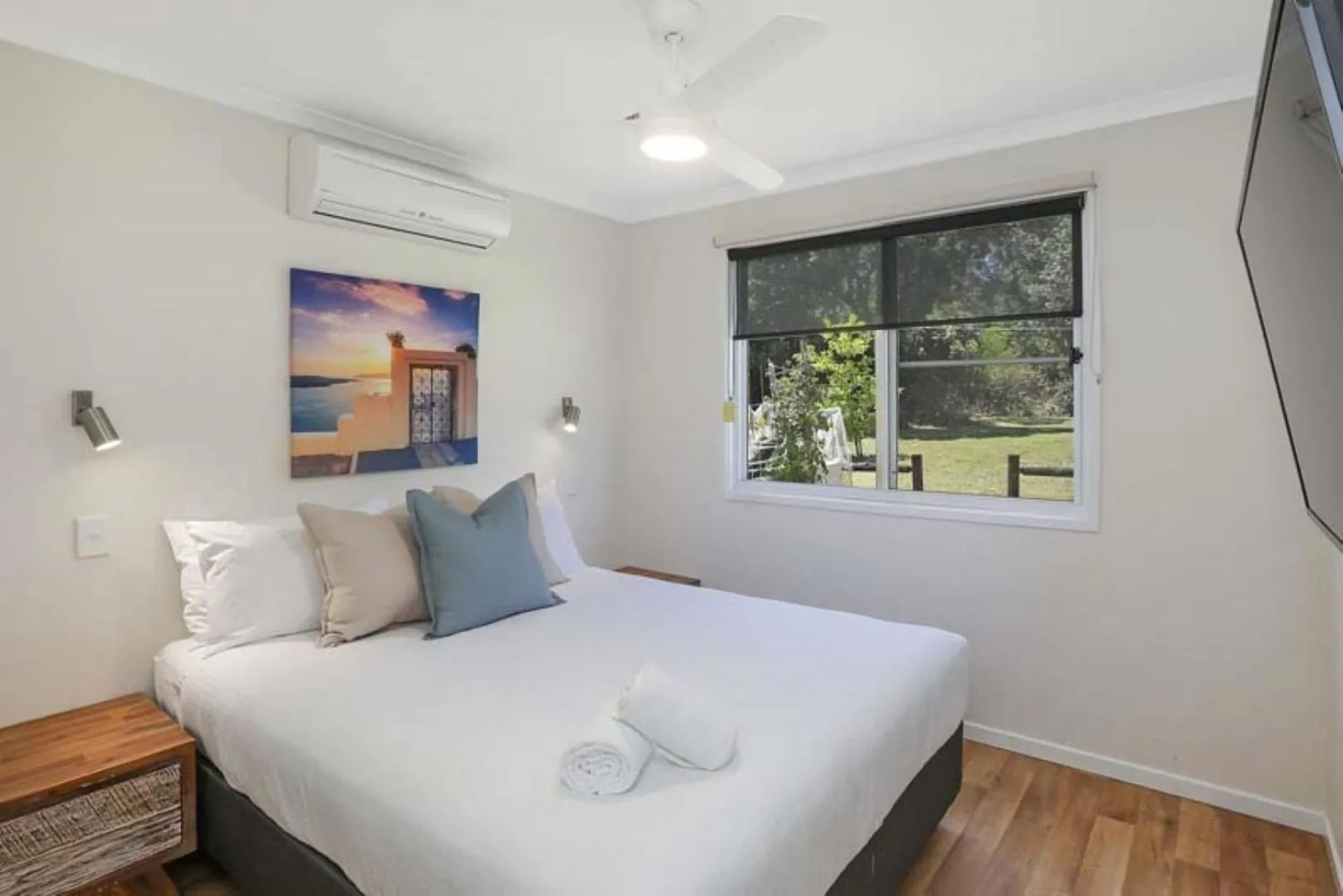 Bed in Reflections Mylestom - Holiday Park