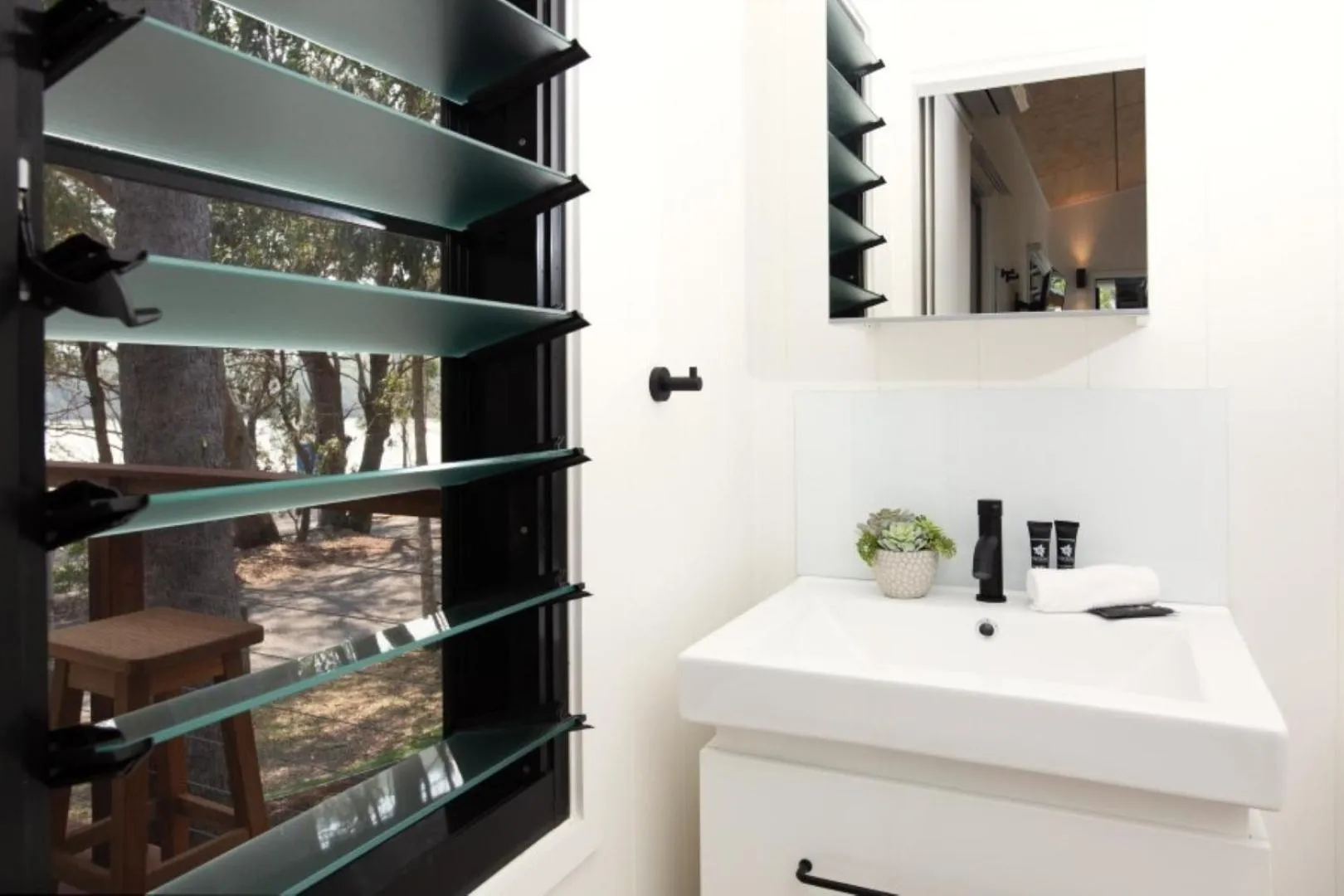 Bathroom in Reflections Moonee Beach - Holiday Park