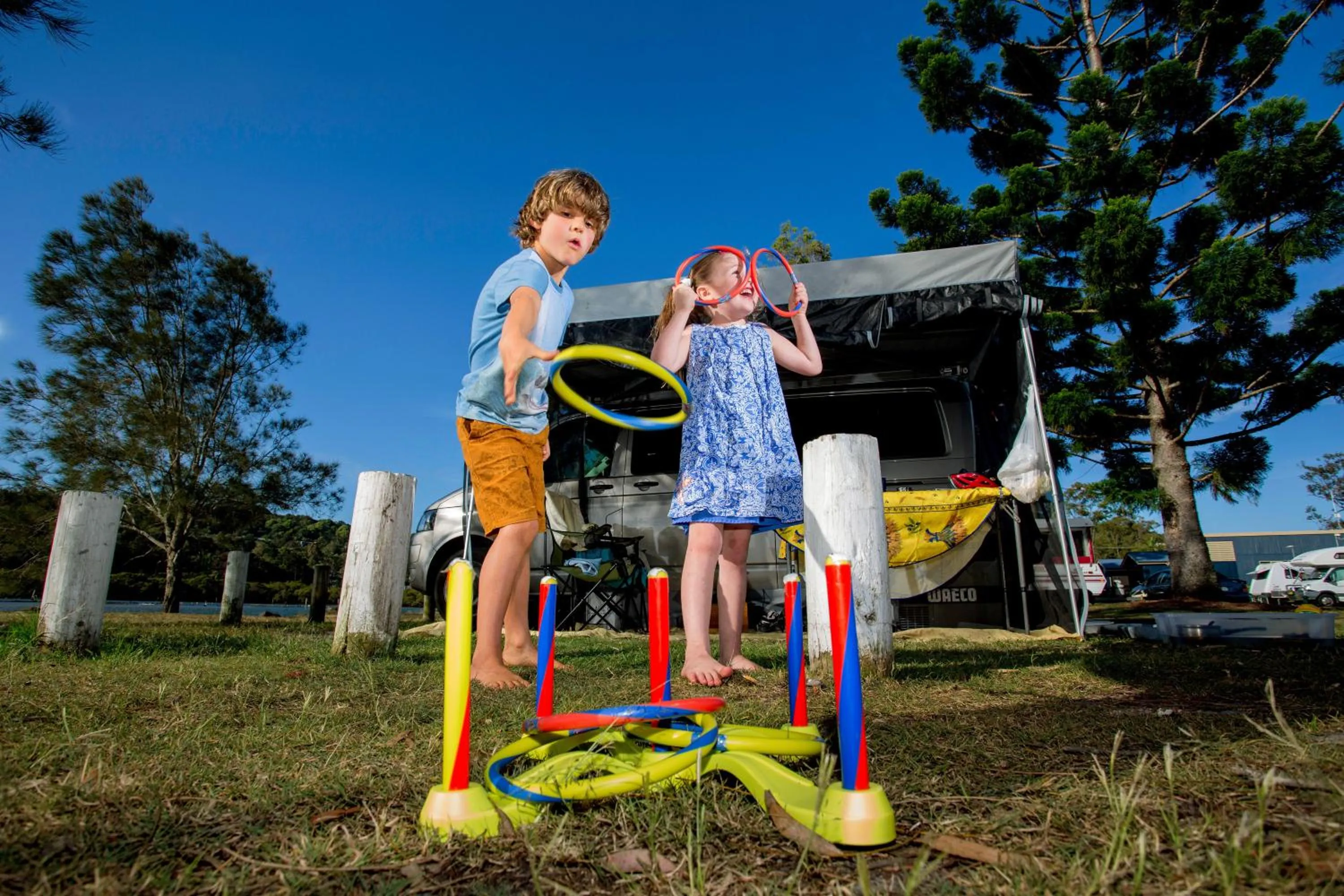 People in Reflections Ferry Reserve - Holiday Park