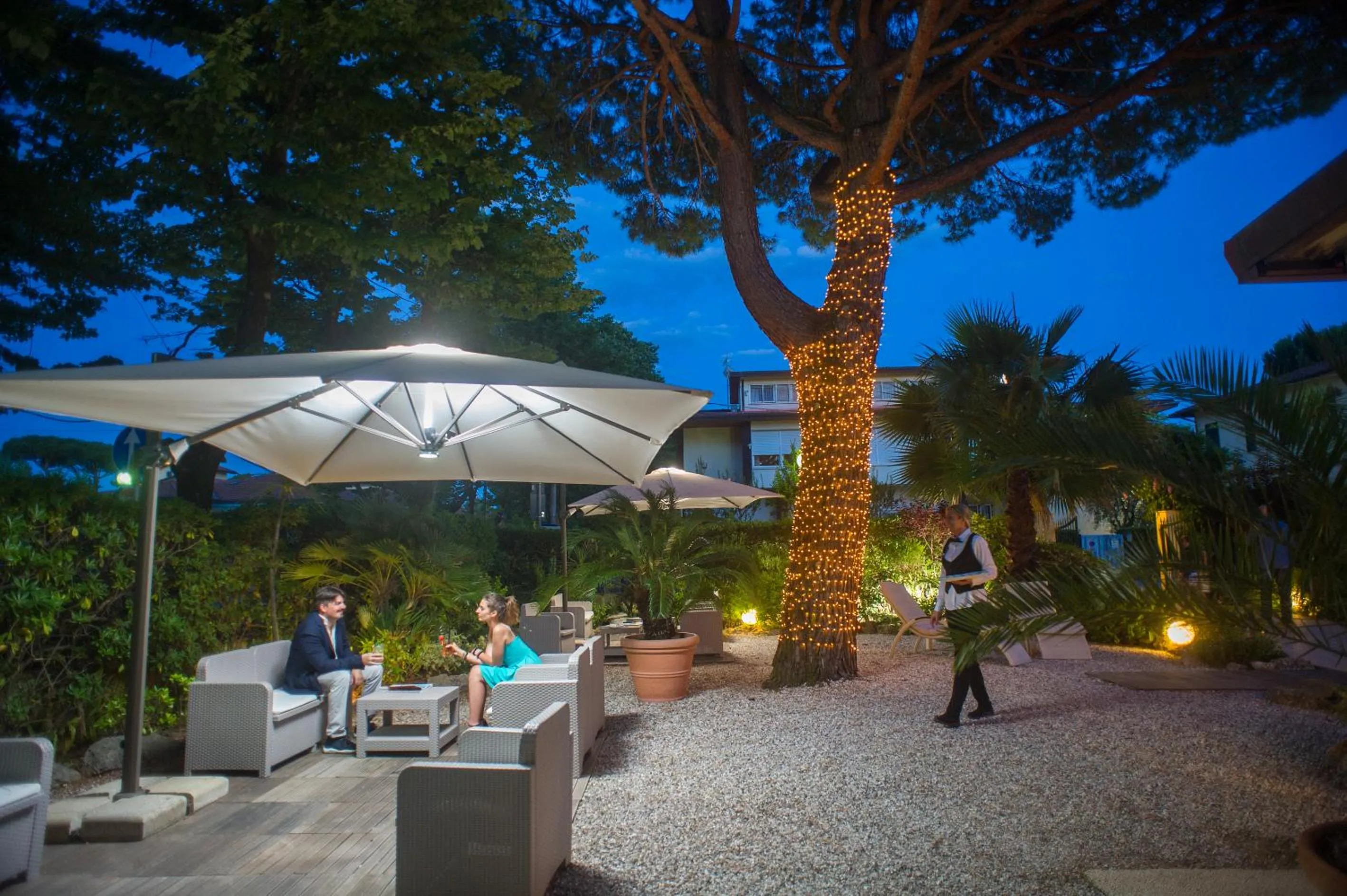 Garden in Hotel La Pace