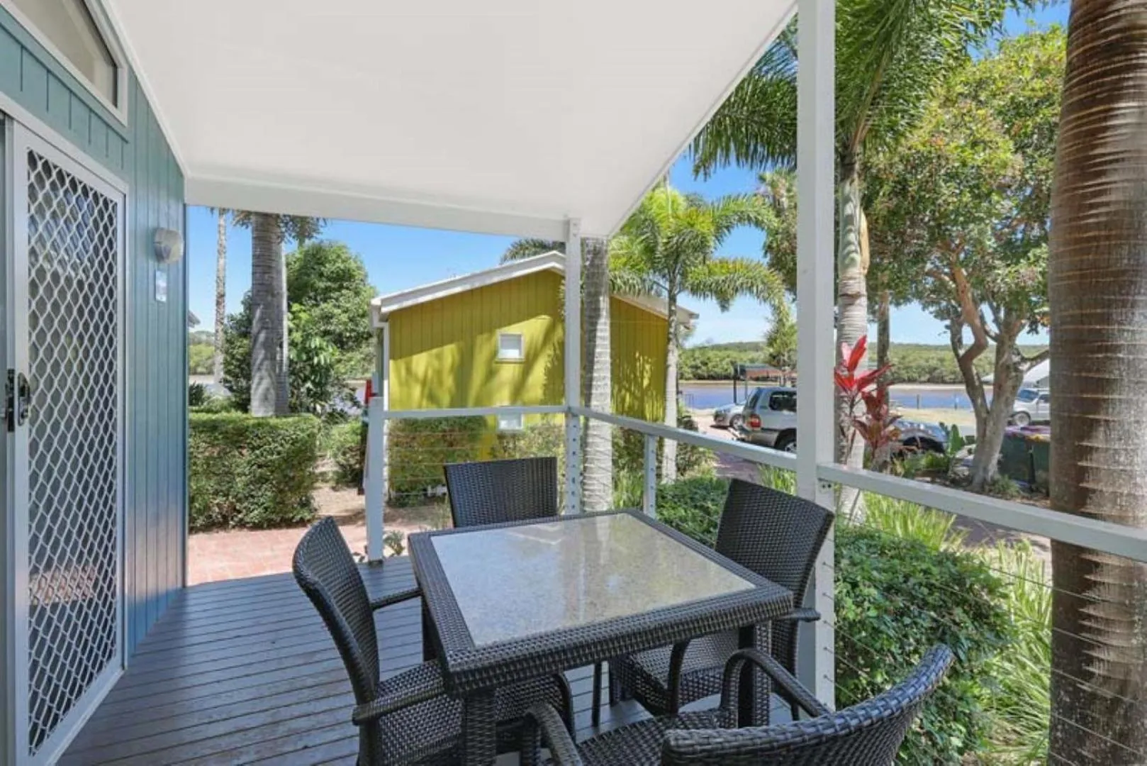 Balcony/Terrace in Reflections Brunswick Head - Holiday Park
