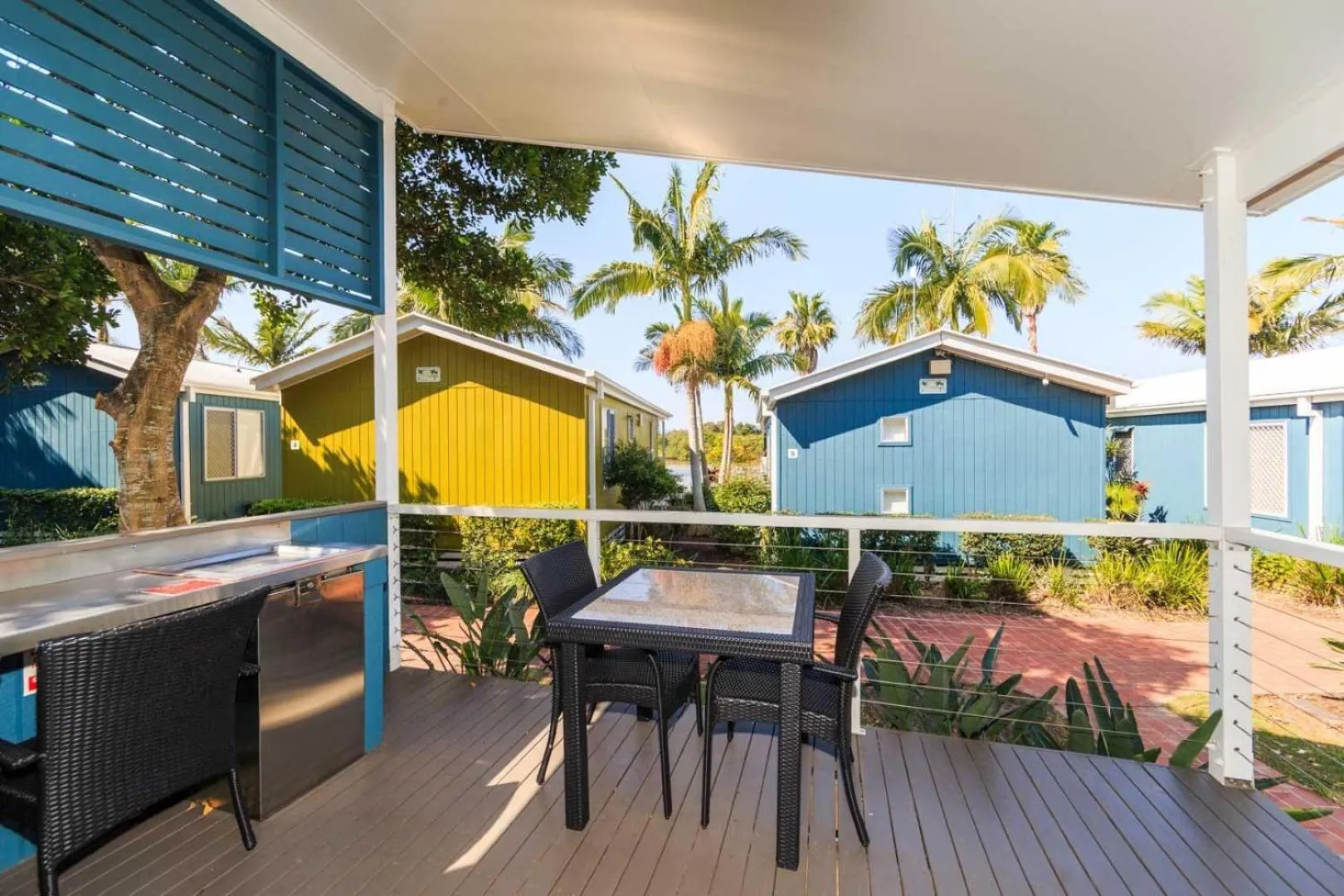 Balcony/Terrace in Reflections Brunswick Head - Holiday Park