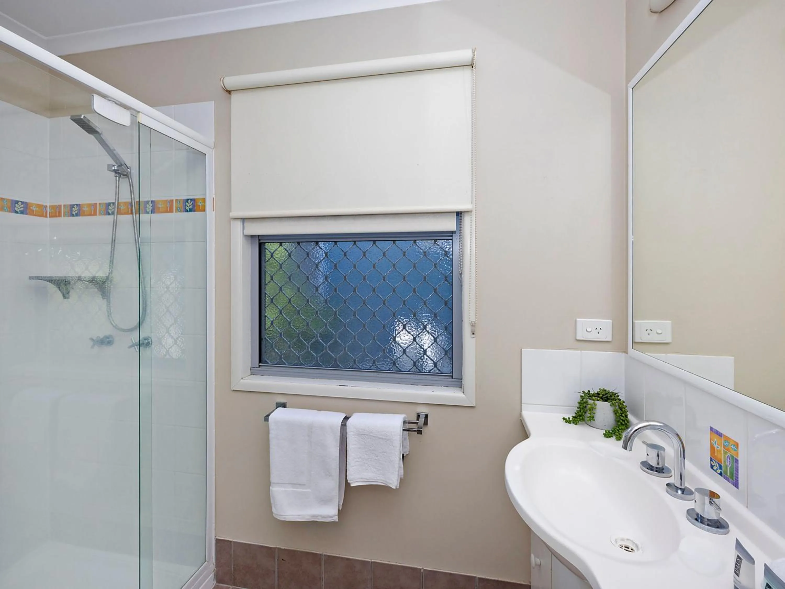 Bathroom in Reflections Brunswick Head - Holiday Park