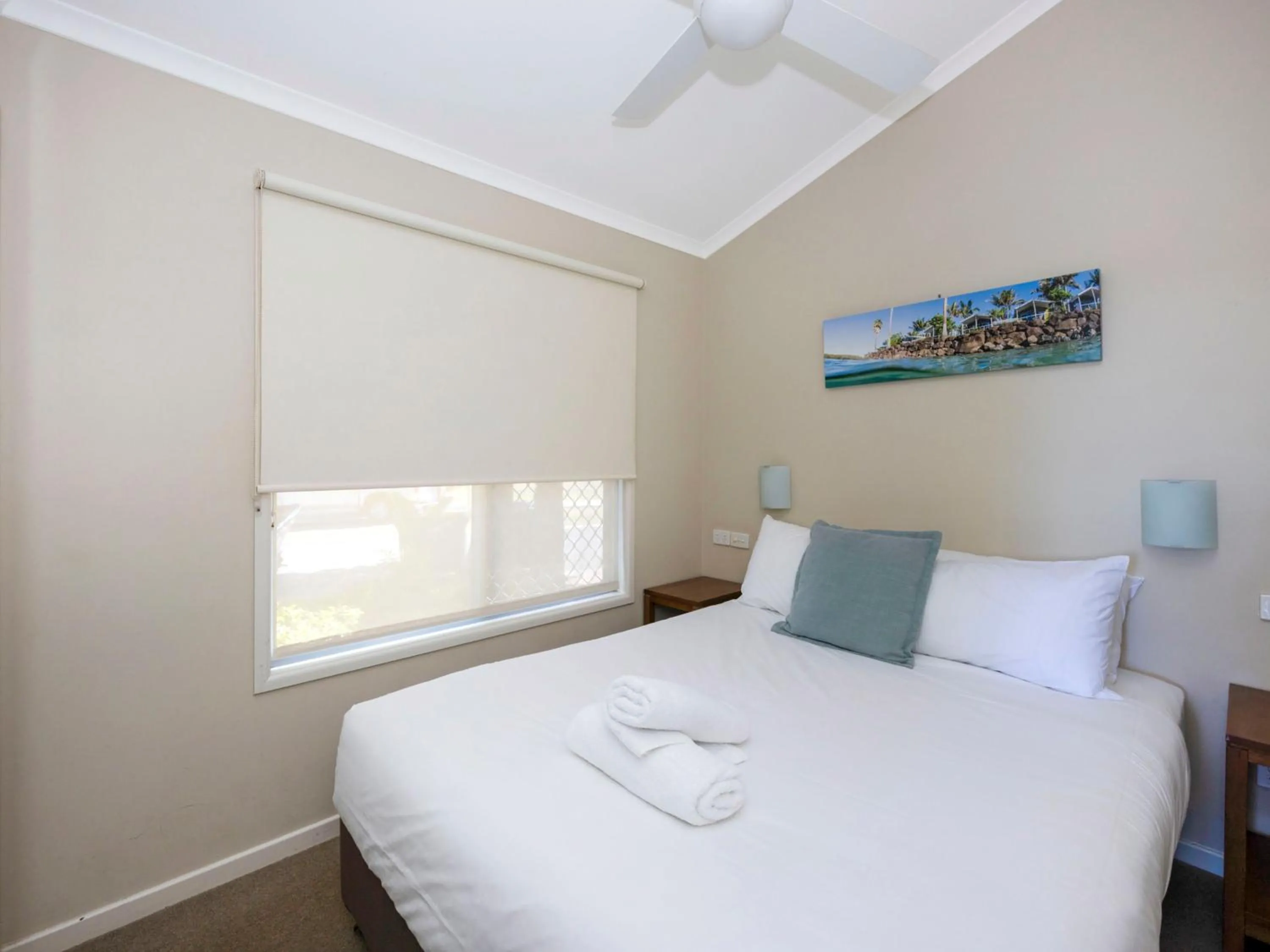 Bedroom, Bed in Reflections Brunswick Head - Holiday Park