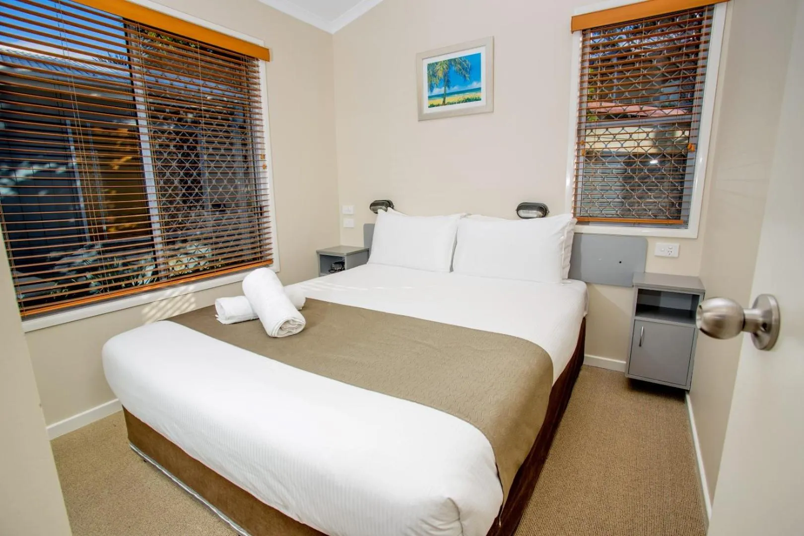 Bedroom, Bed in Reflections Brunswick Head - Holiday Park