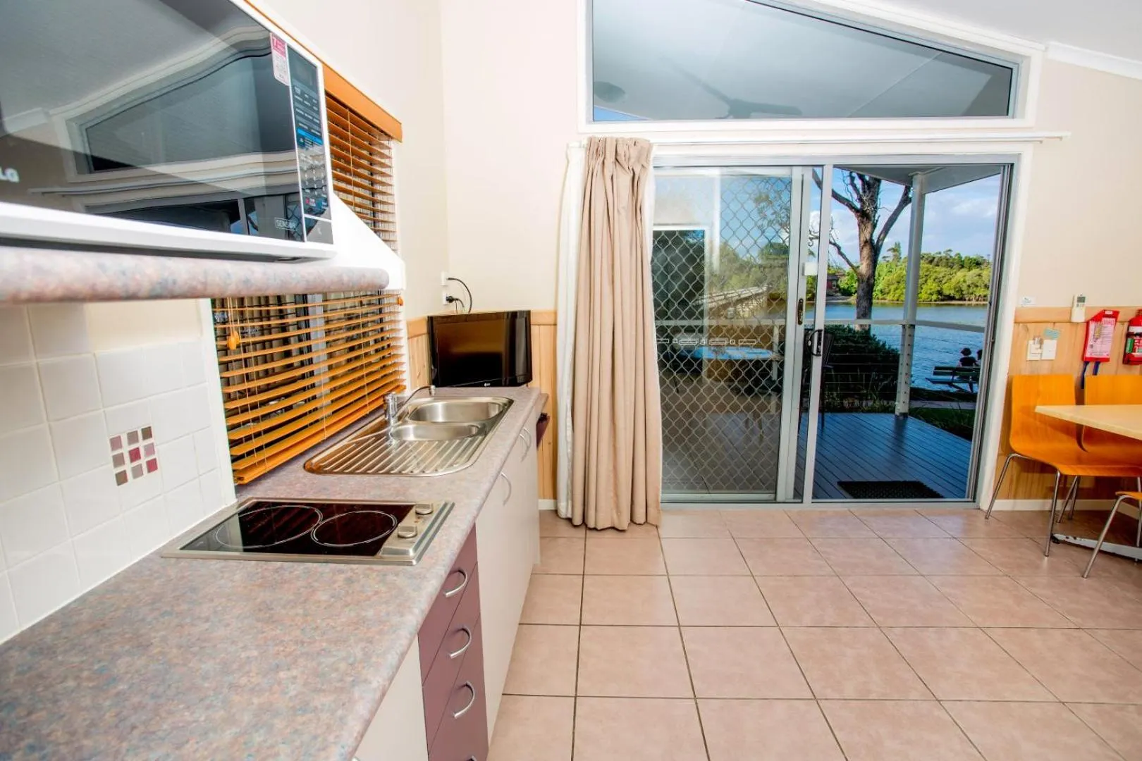Kitchen or kitchenette in Reflections Brunswick Head - Holiday Park