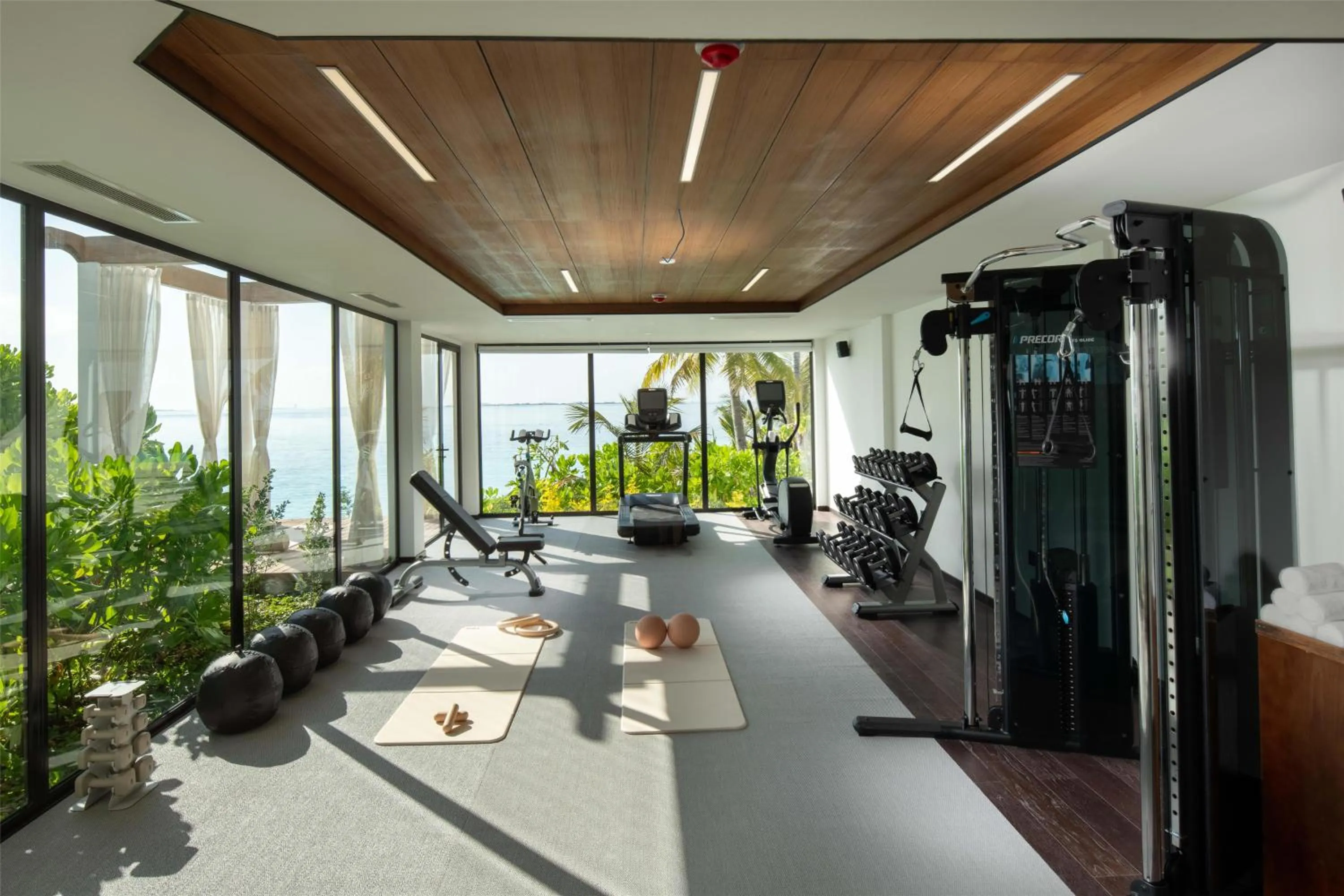 Fitness centre/facilities in Hilton Maldives Amingiri Resort & Spa