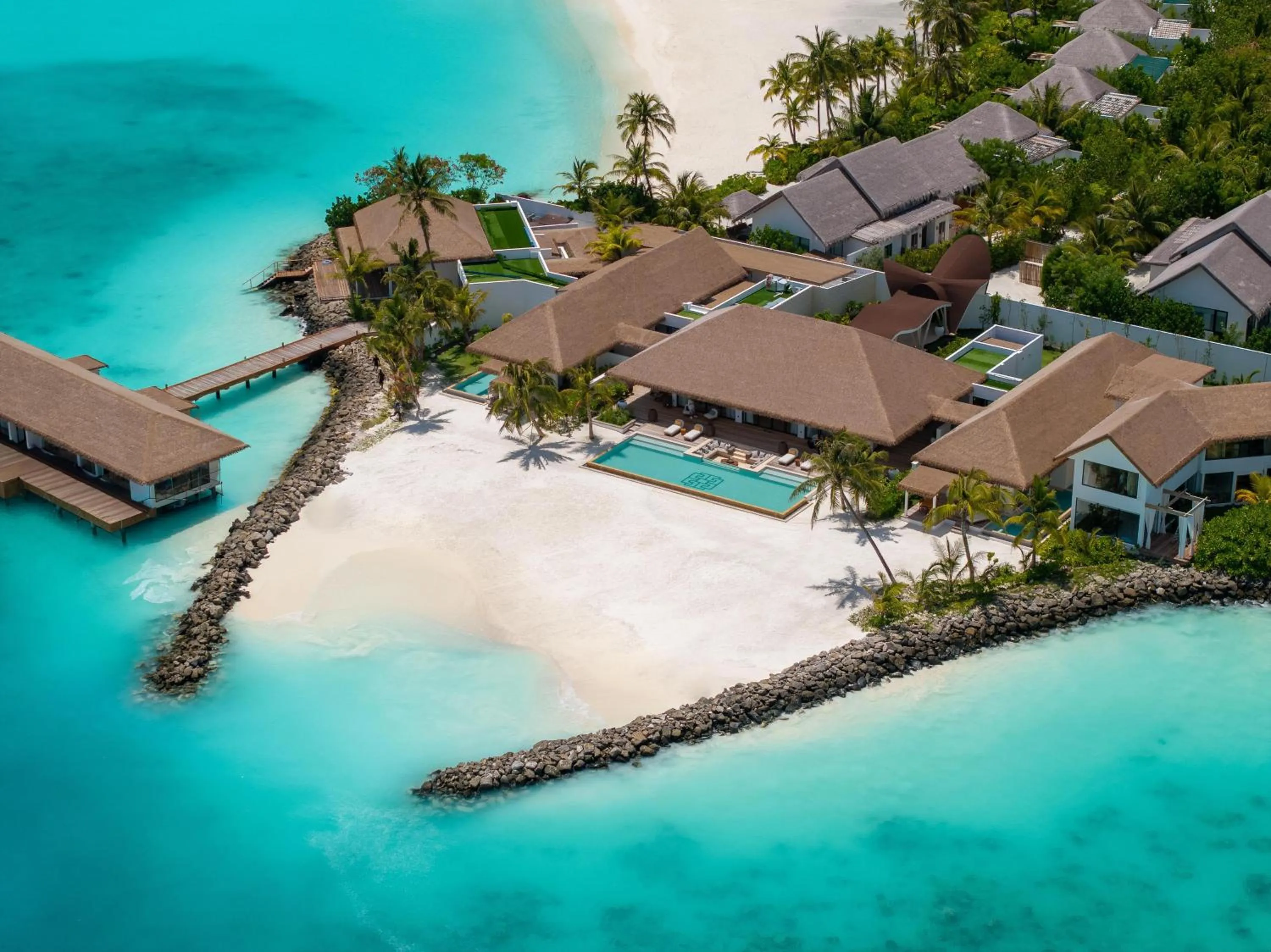 Property building in Hilton Maldives Amingiri Resort & Spa