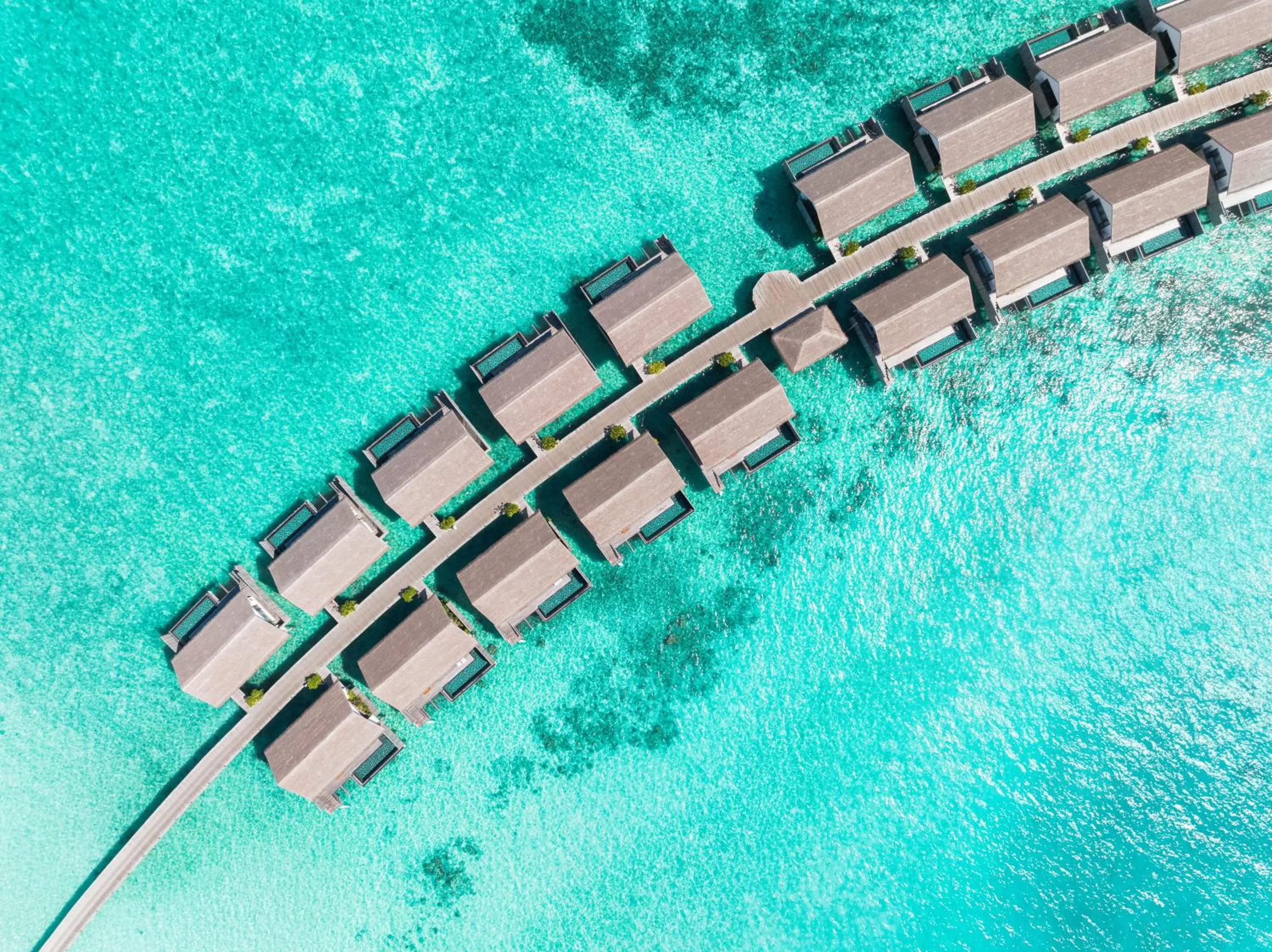 Bird's eye view in Hilton Maldives Amingiri Resort & Spa