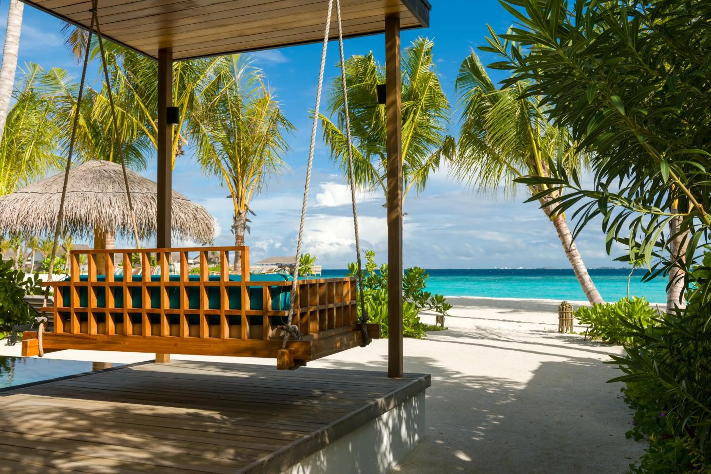 Balcony/Terrace in Hilton Maldives Amingiri Resort & Spa