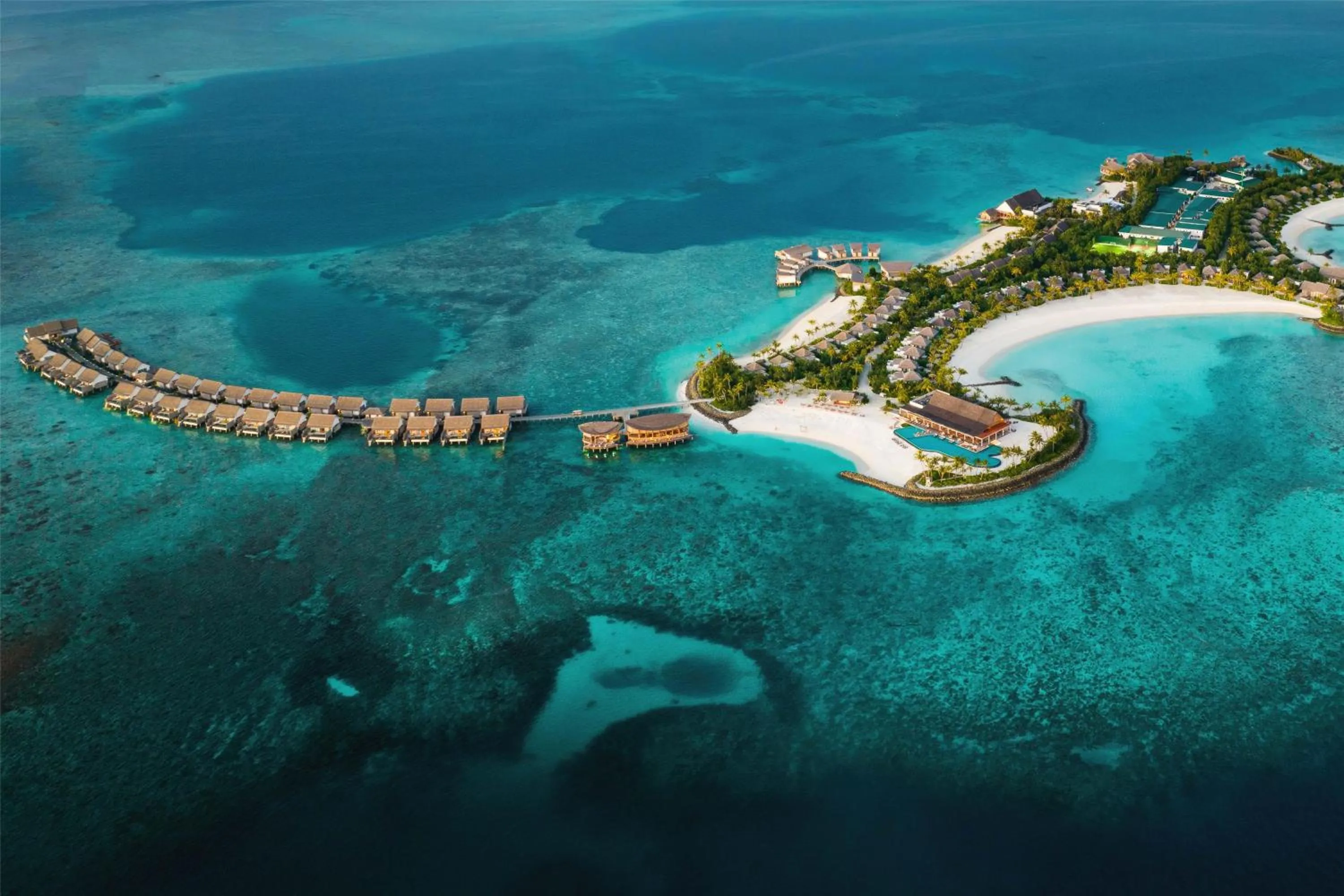 Property building in Hilton Maldives Amingiri Resort & Spa
