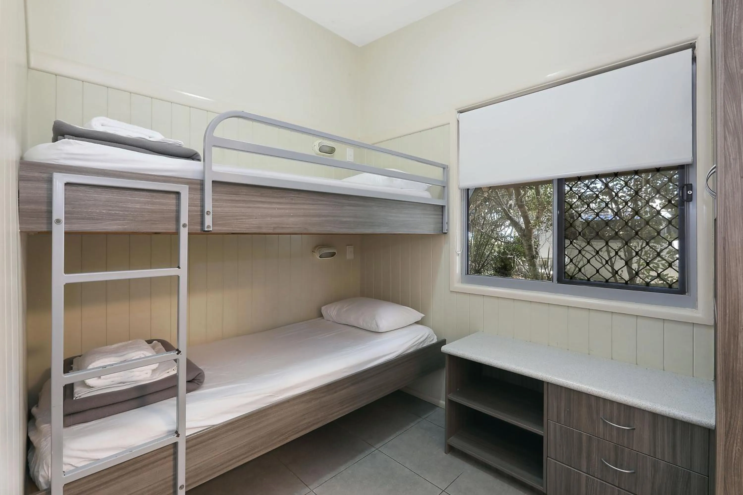 Bedroom, Bed in Reflections Byron Bay - Holiday Park