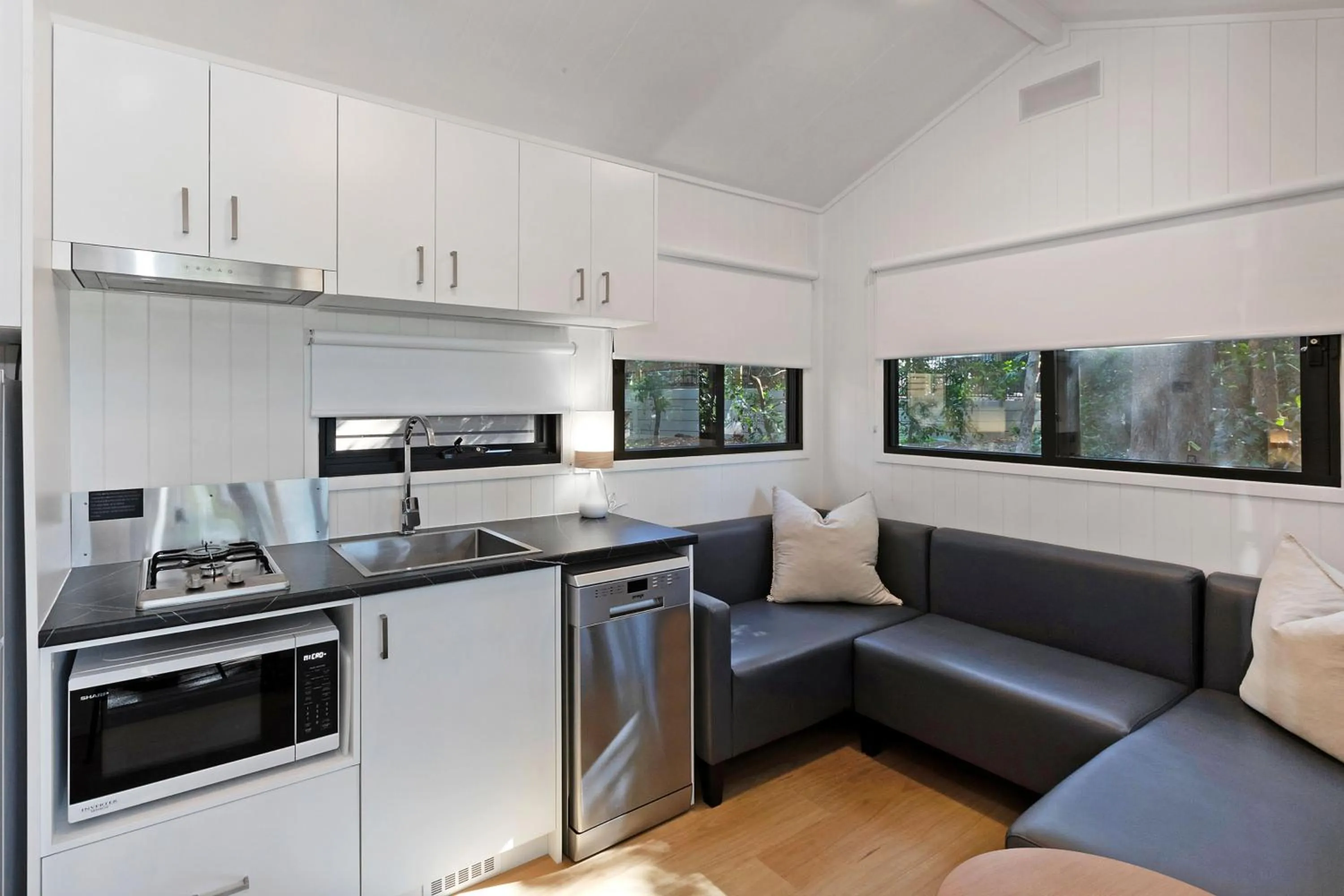 Kitchen or kitchenette in Reflections Byron Bay - Holiday Park