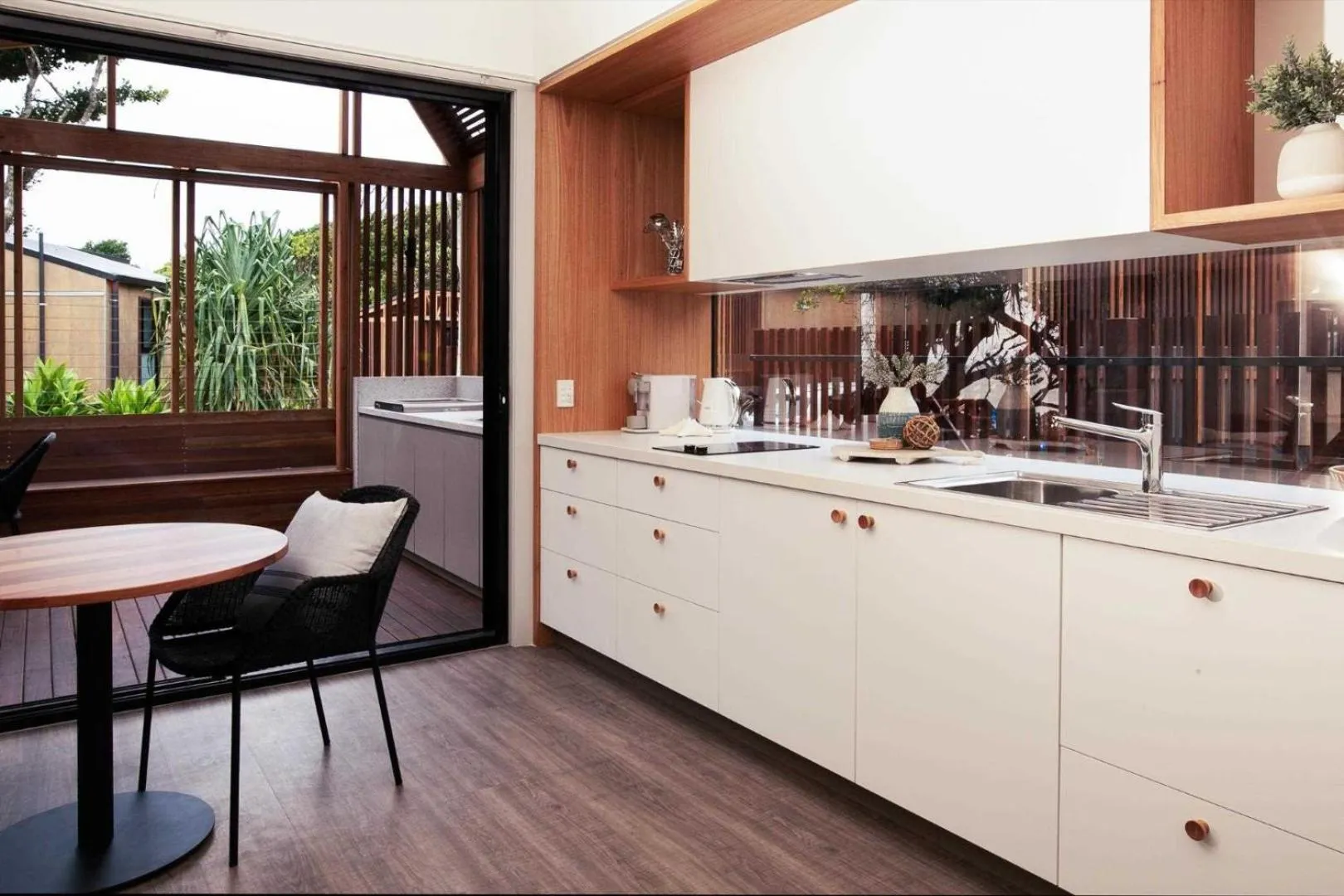 Kitchen or kitchenette in Reflections Byron Bay - Holiday Park