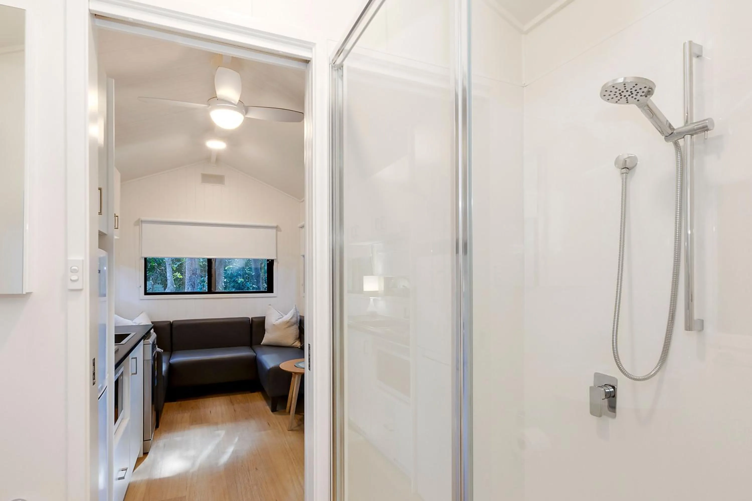 Bathroom in Reflections Byron Bay - Holiday Park