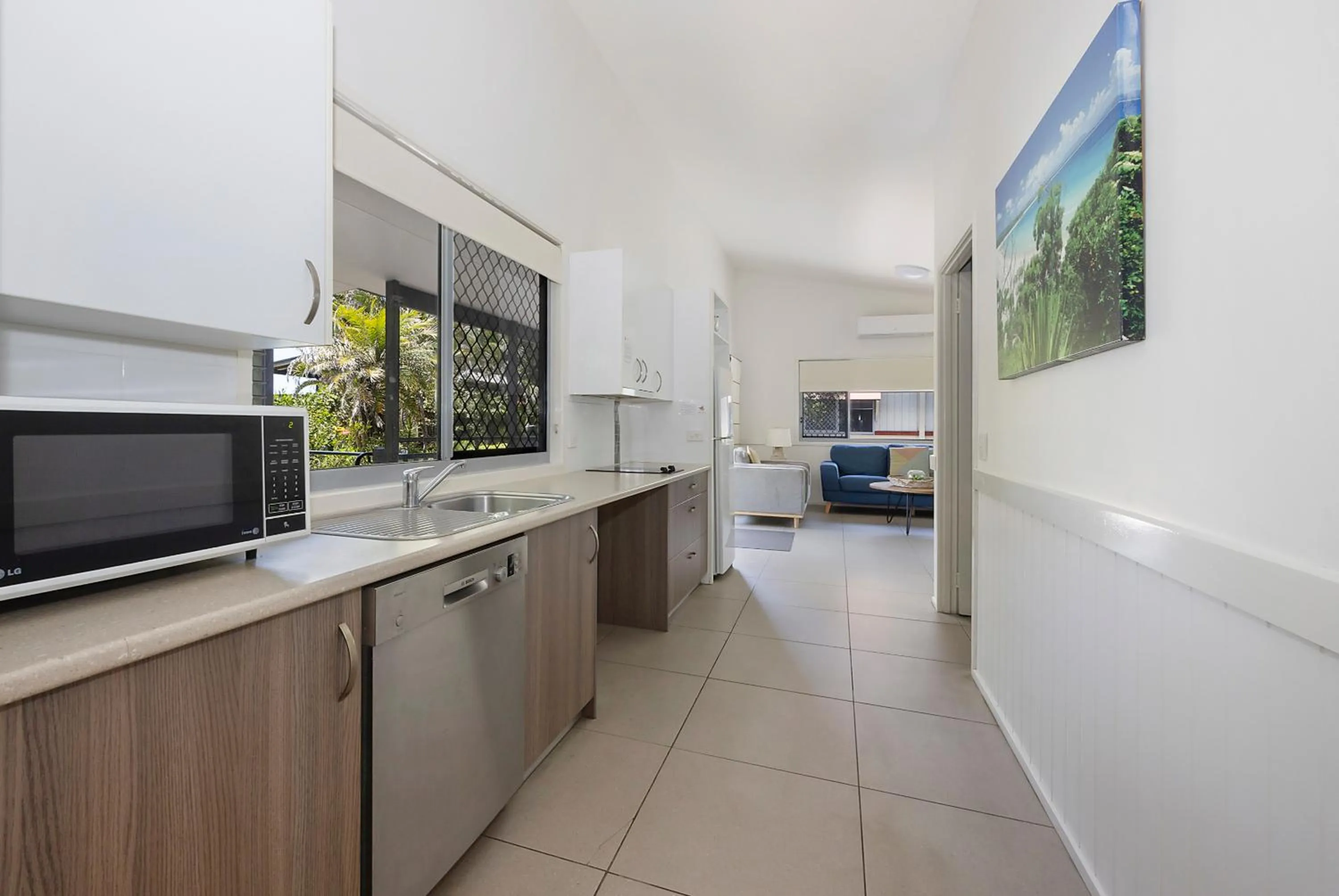 Kitchen or kitchenette in Reflections Byron Bay - Holiday Park