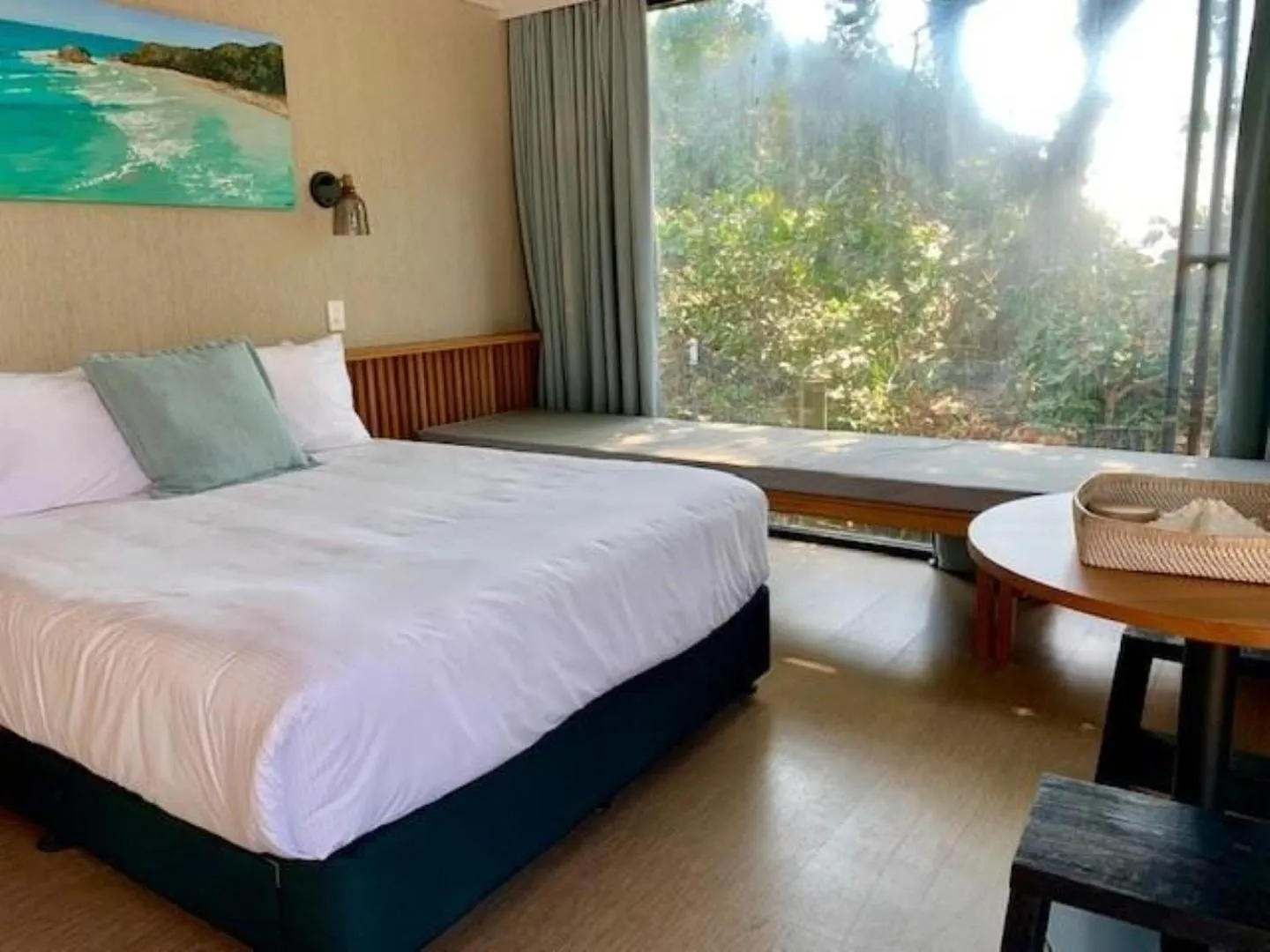 Bedroom, Bed in Reflections Byron Bay - Holiday Park