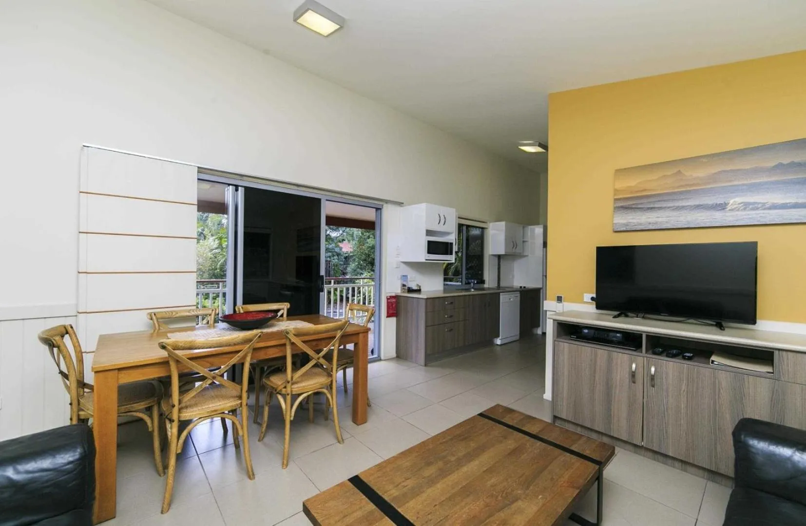 Living room in Reflections Byron Bay - Holiday Park