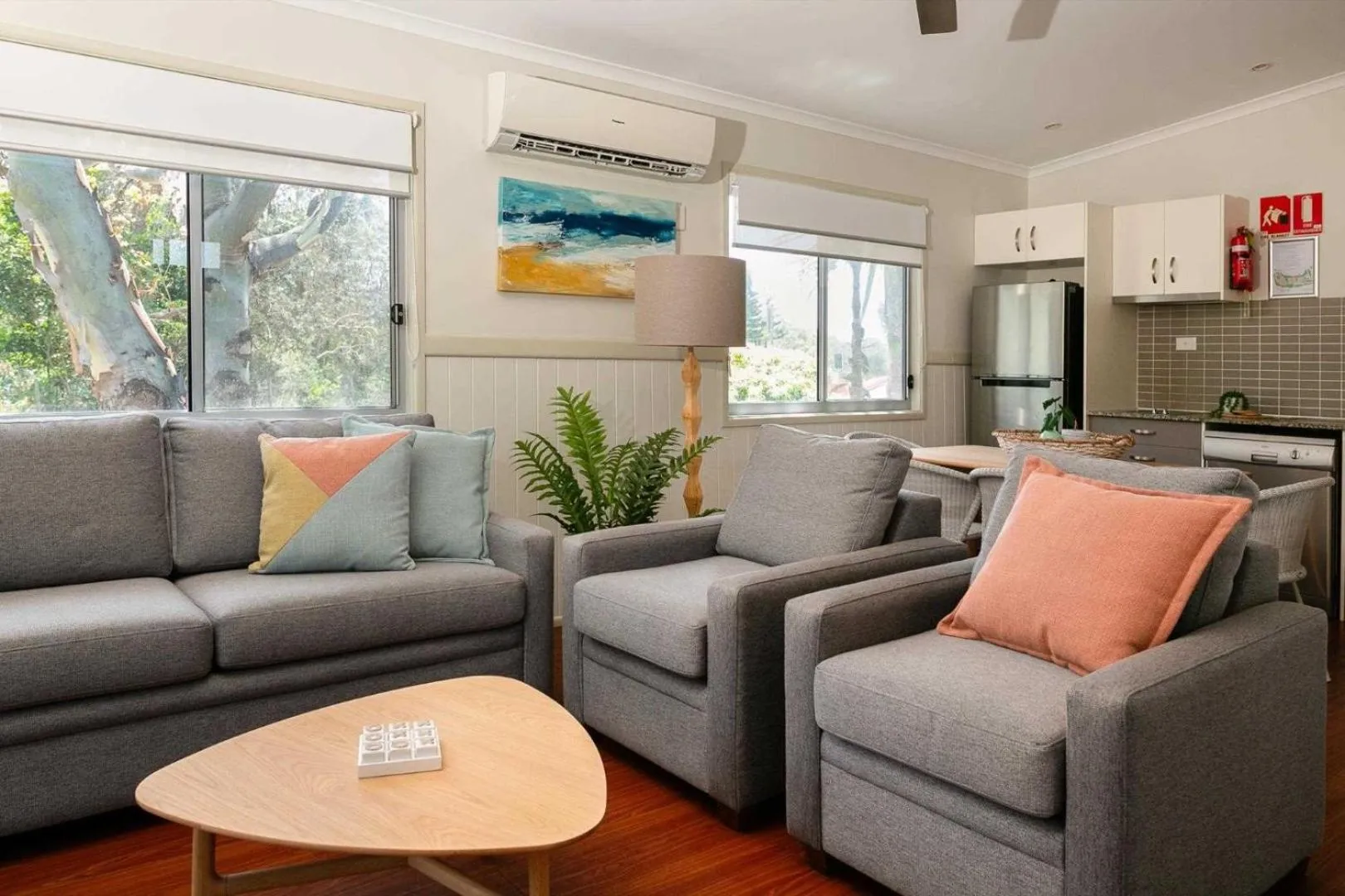 Living room in Reflections Lennox Head - Holiday Park