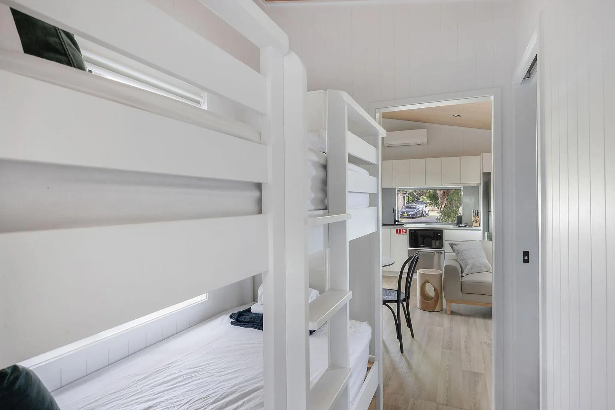 Bedroom, Bed in Reflections Lennox Head - Holiday Park