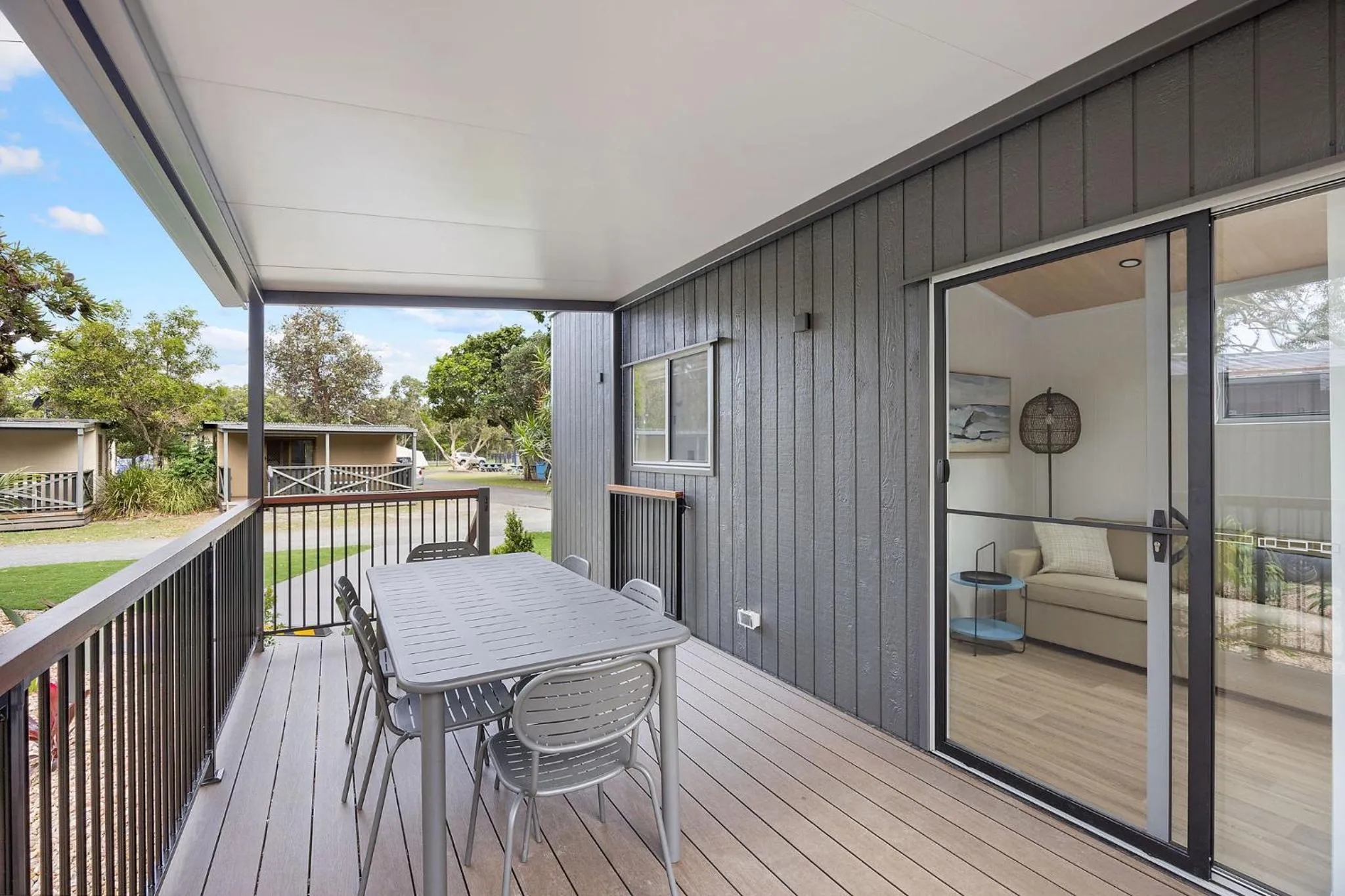 Balcony/Terrace in Reflections Lennox Head - Holiday Park