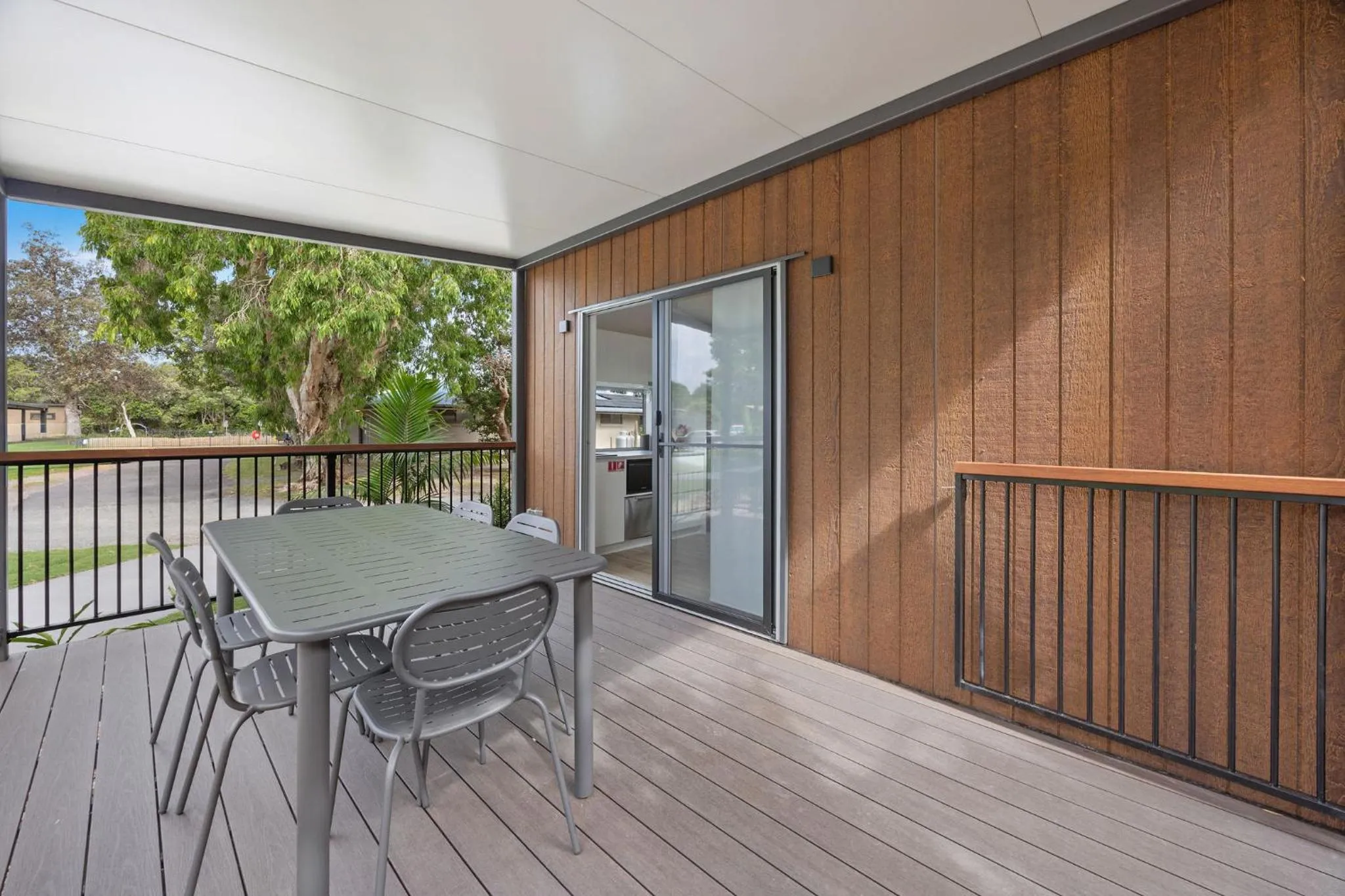 Balcony/Terrace in Reflections Lennox Head - Holiday Park