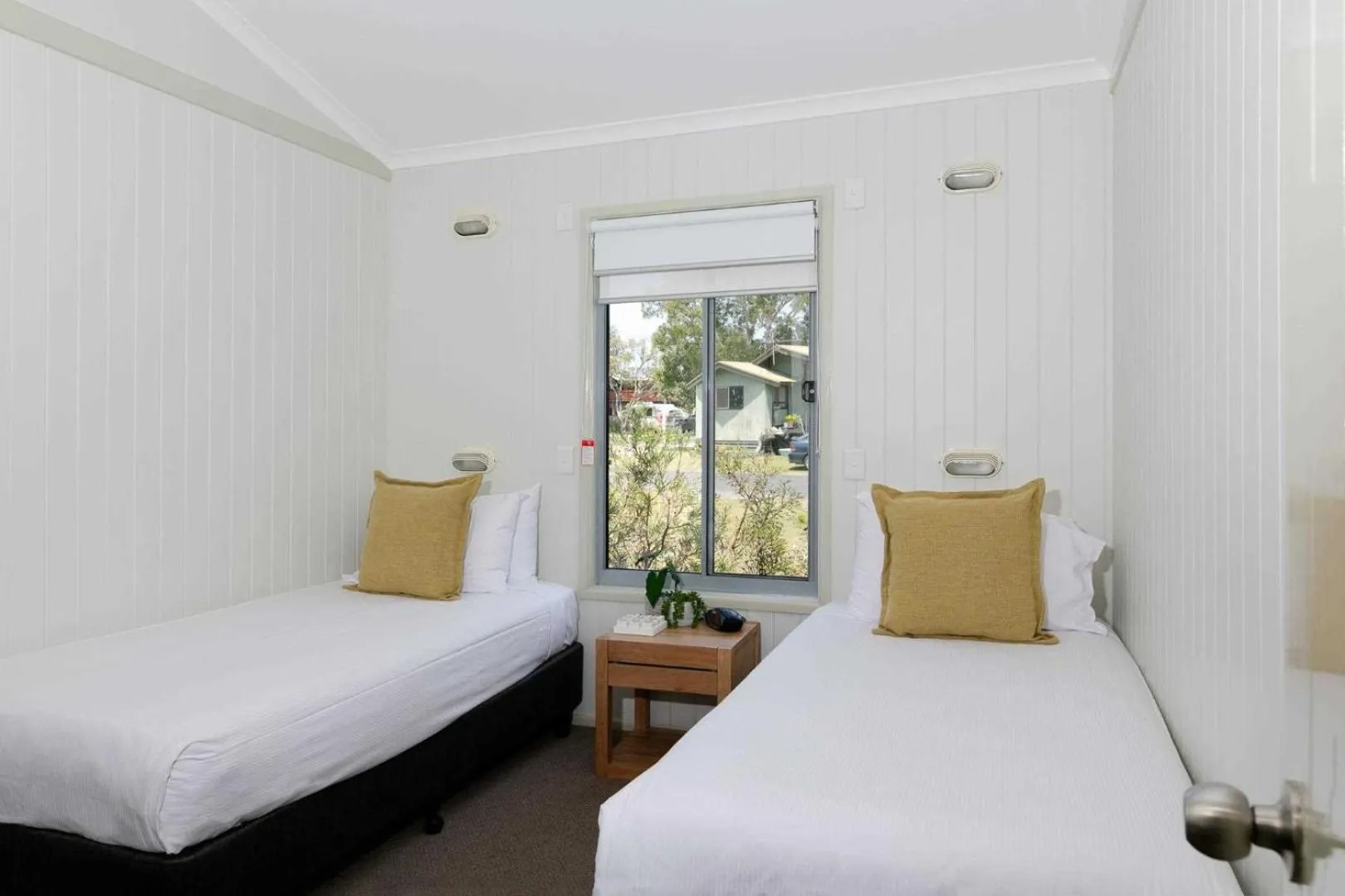 Bedroom, Bed in Reflections Lennox Head - Holiday Park