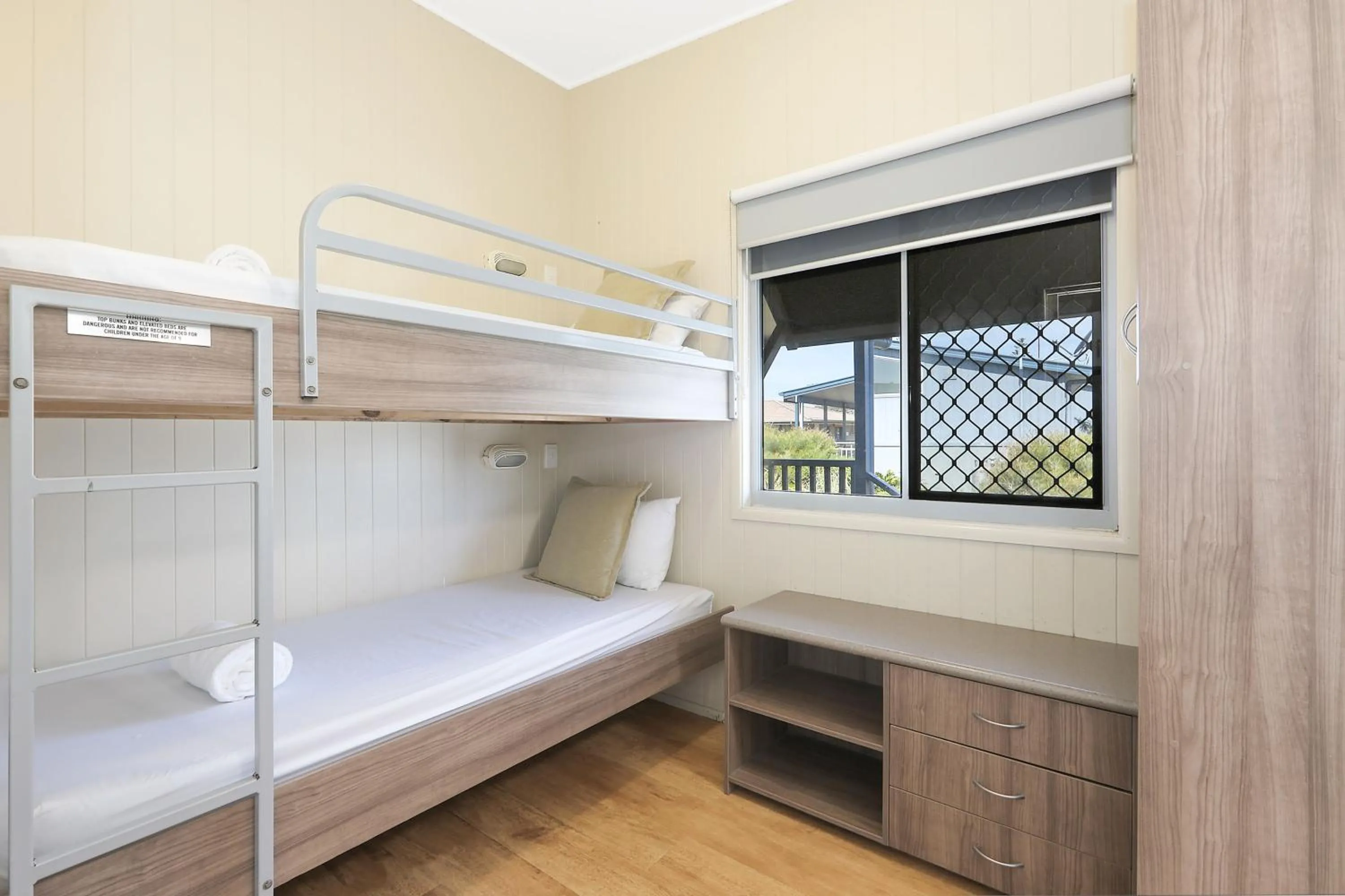 Bedroom, Bed in Reflections Lennox Head - Holiday Park