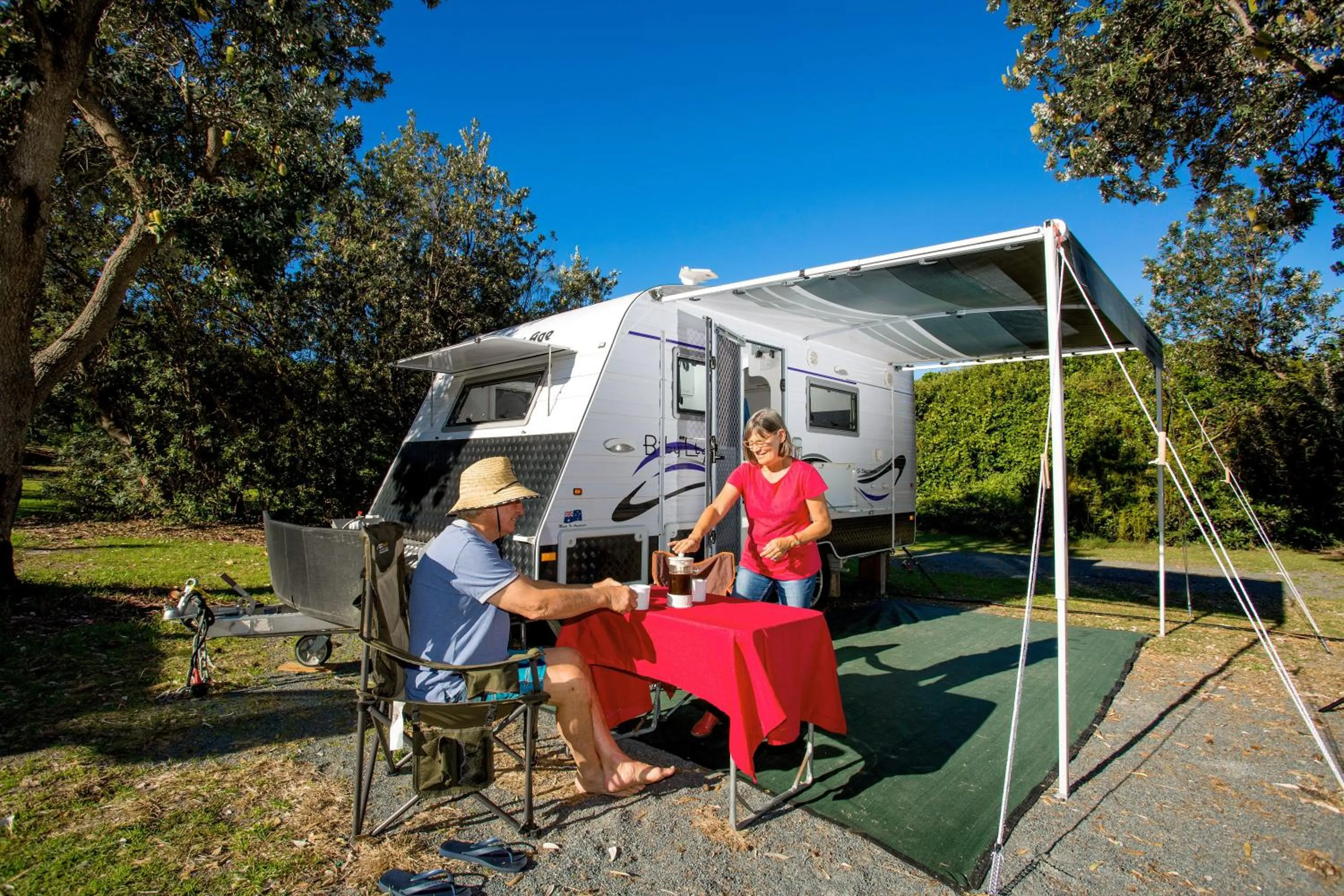 People in Reflections Red Rock - Holiday Park