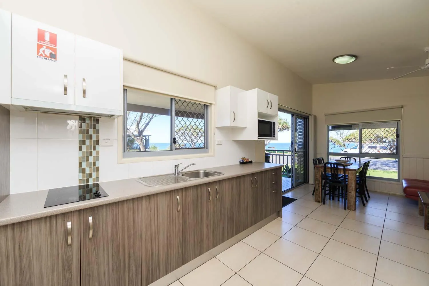 Kitchen or kitchenette in Reflections Corindi Beach - Holiday Park