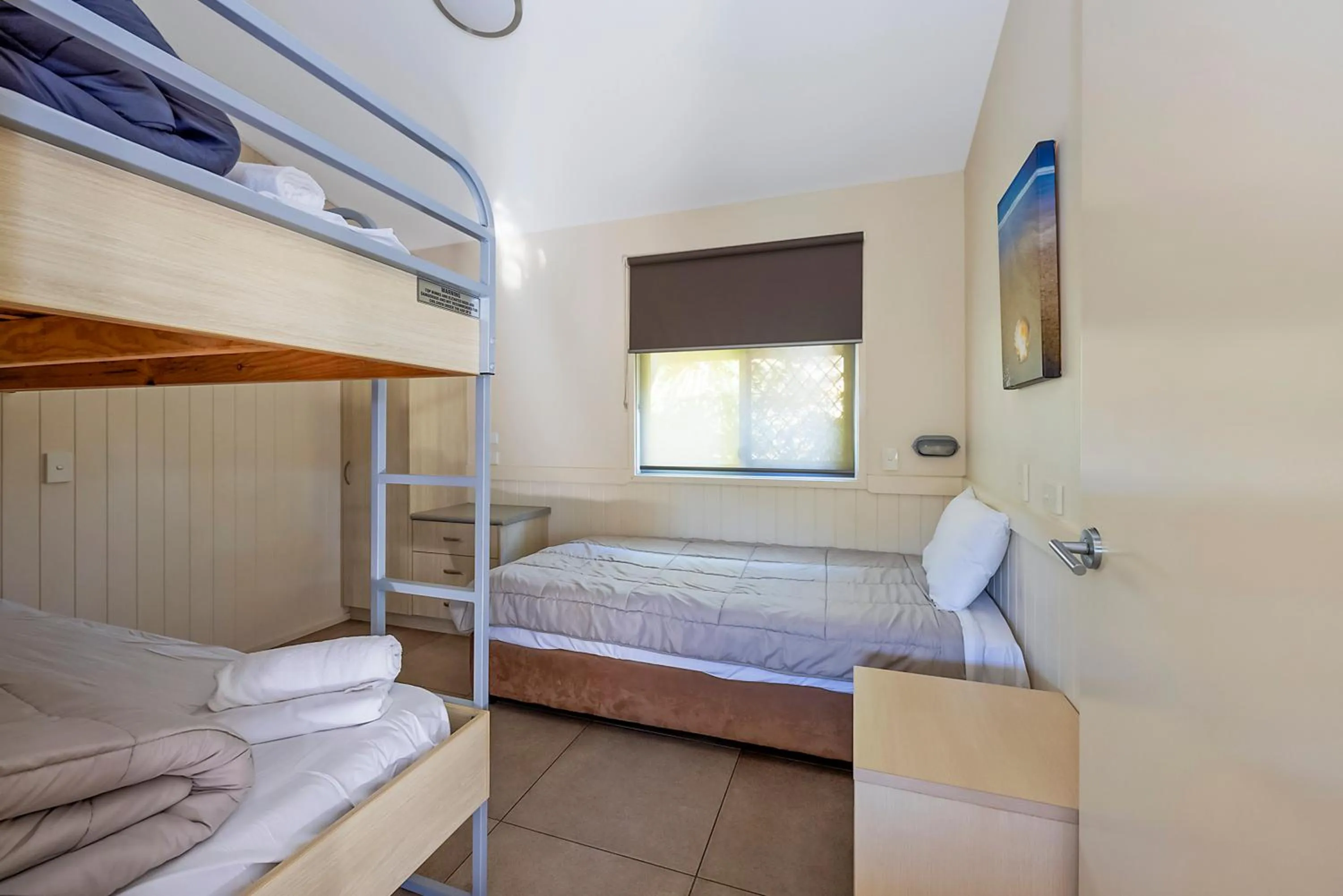 Bedroom, Bed in Reflections Urunga - Holiday Park