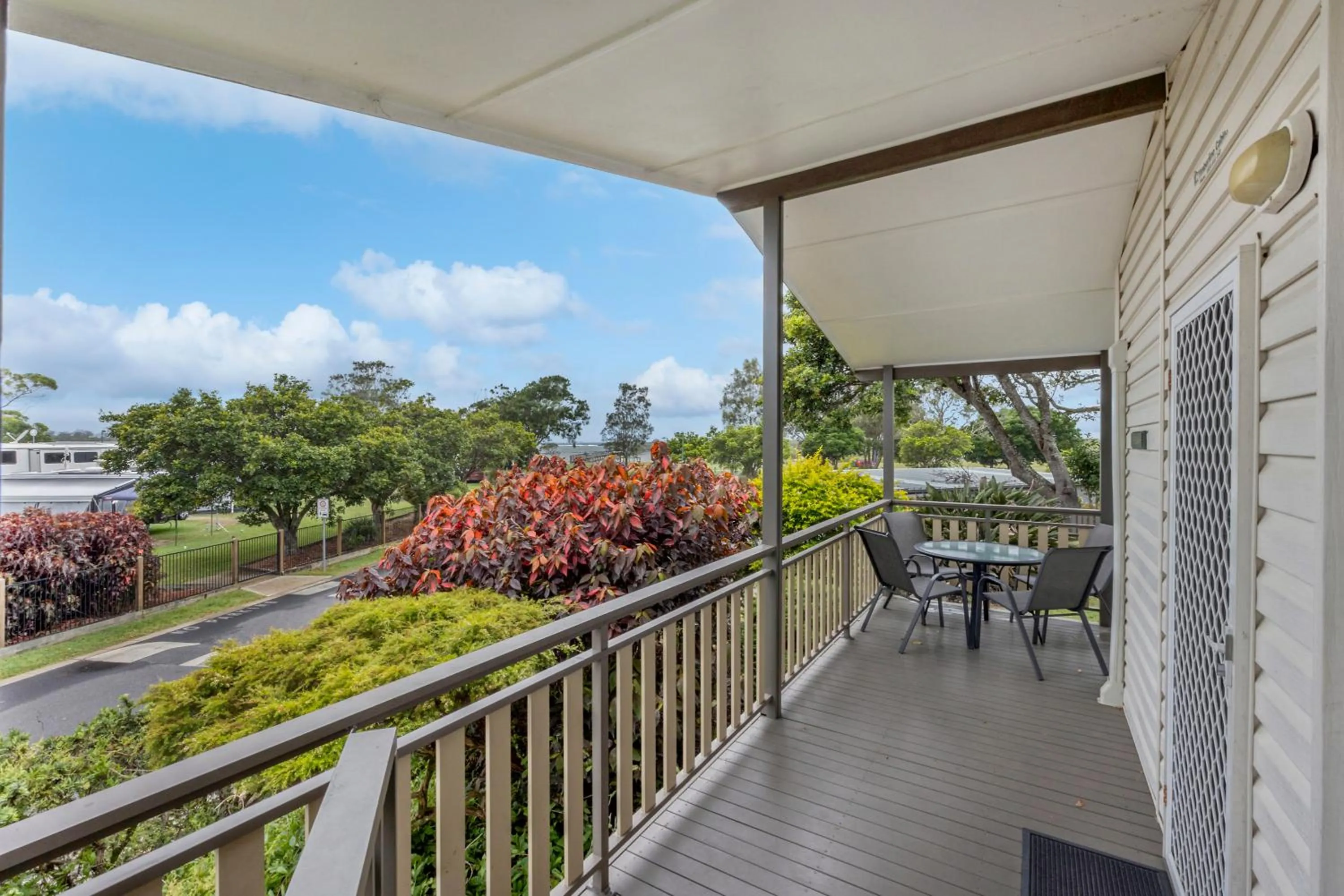 Balcony/Terrace in Reflections Urunga - Holiday Park