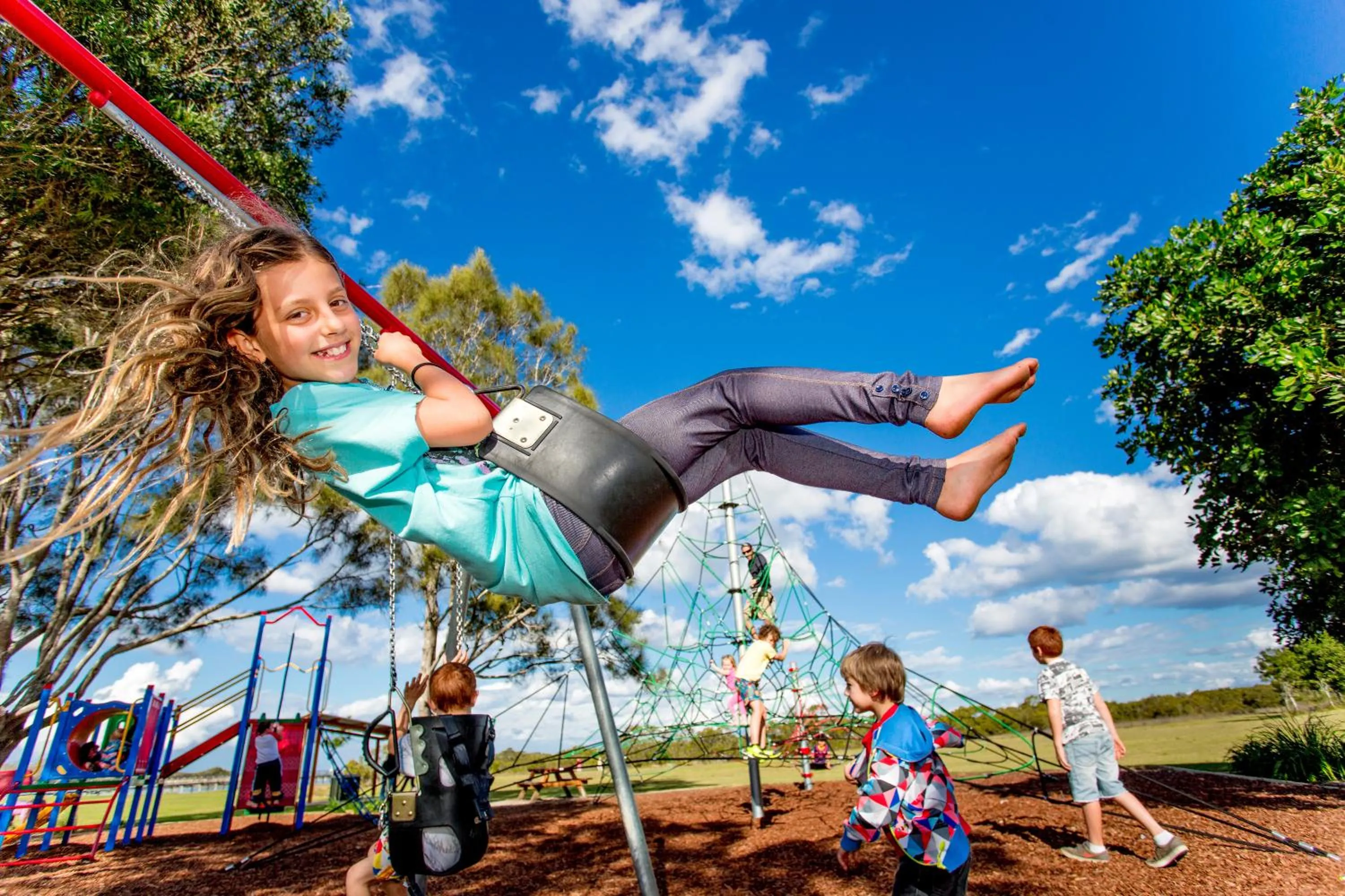 Children play ground in Reflections Urunga - Holiday Park
