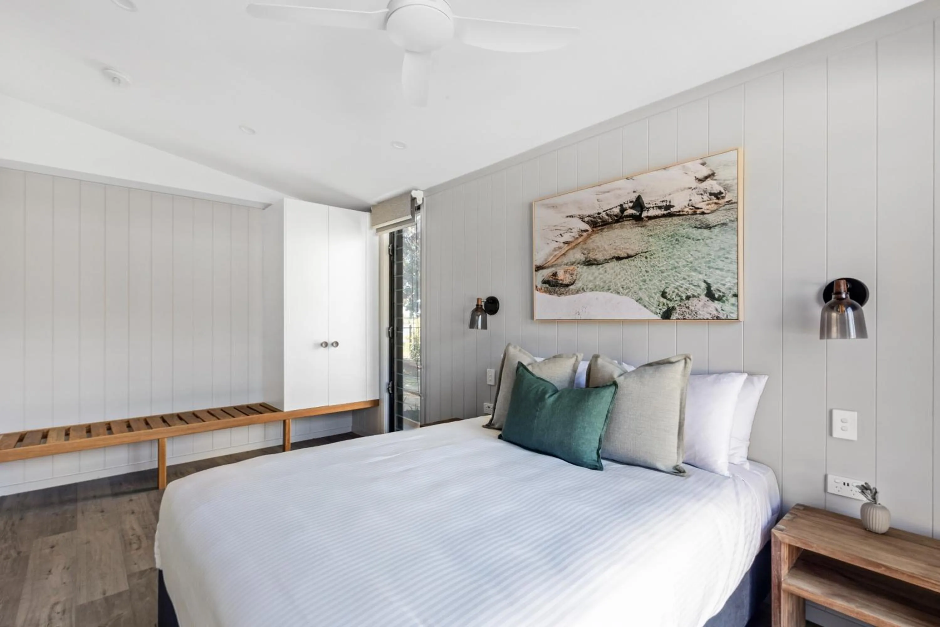 Bedroom, Bed in Reflections Urunga - Holiday Park