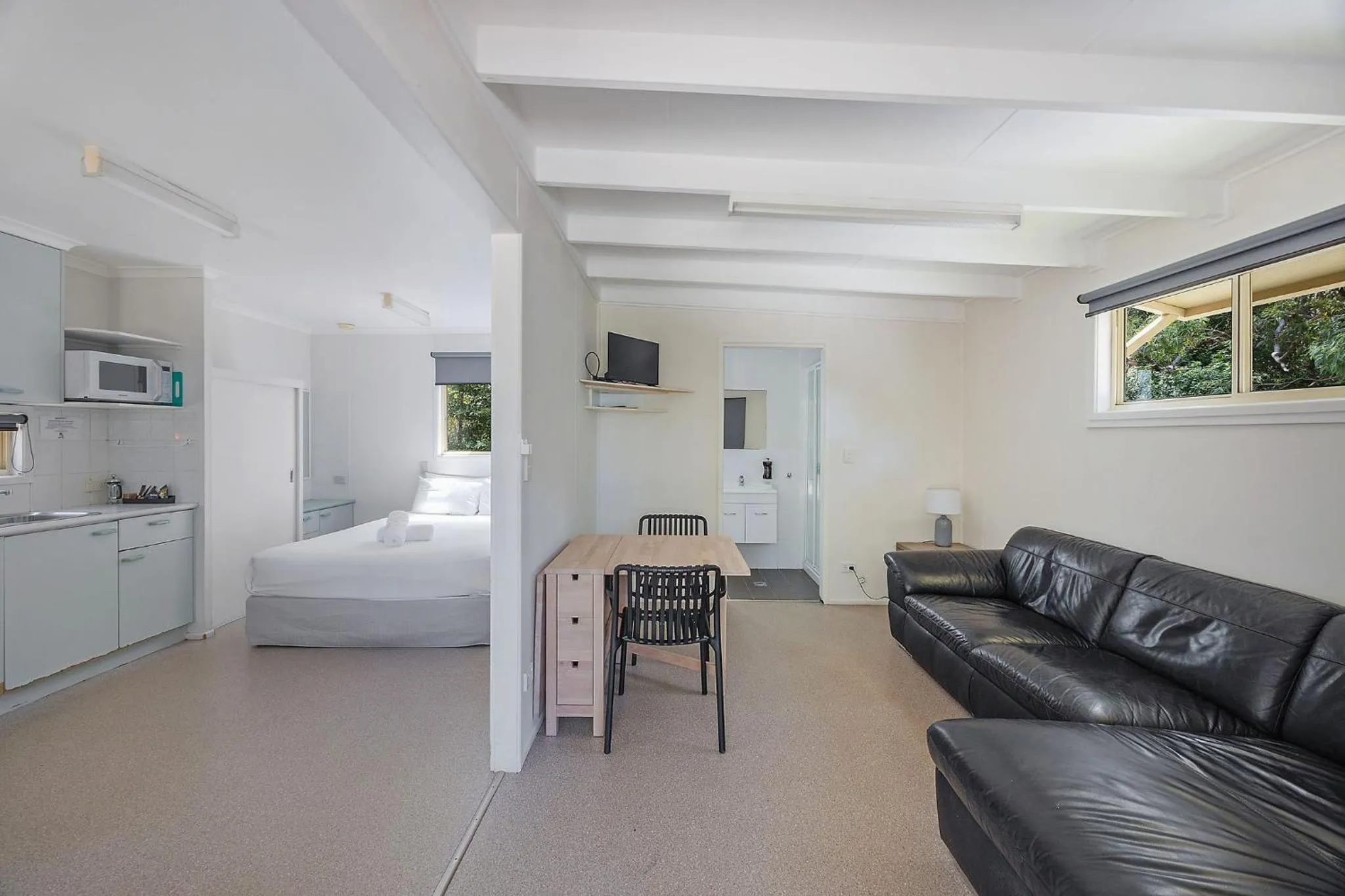 Living room, Bed in Reflections Nambucca Heads - Holiday Park