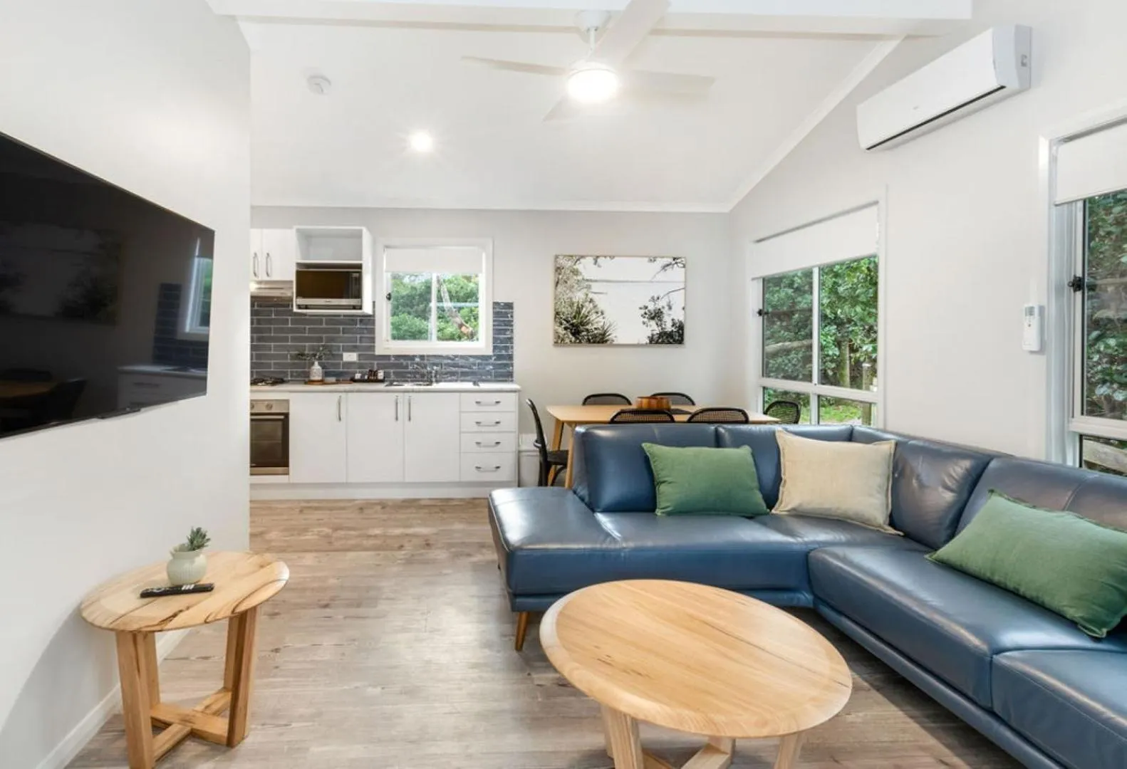 Living room in Reflections Scotts Head - Holiday Park