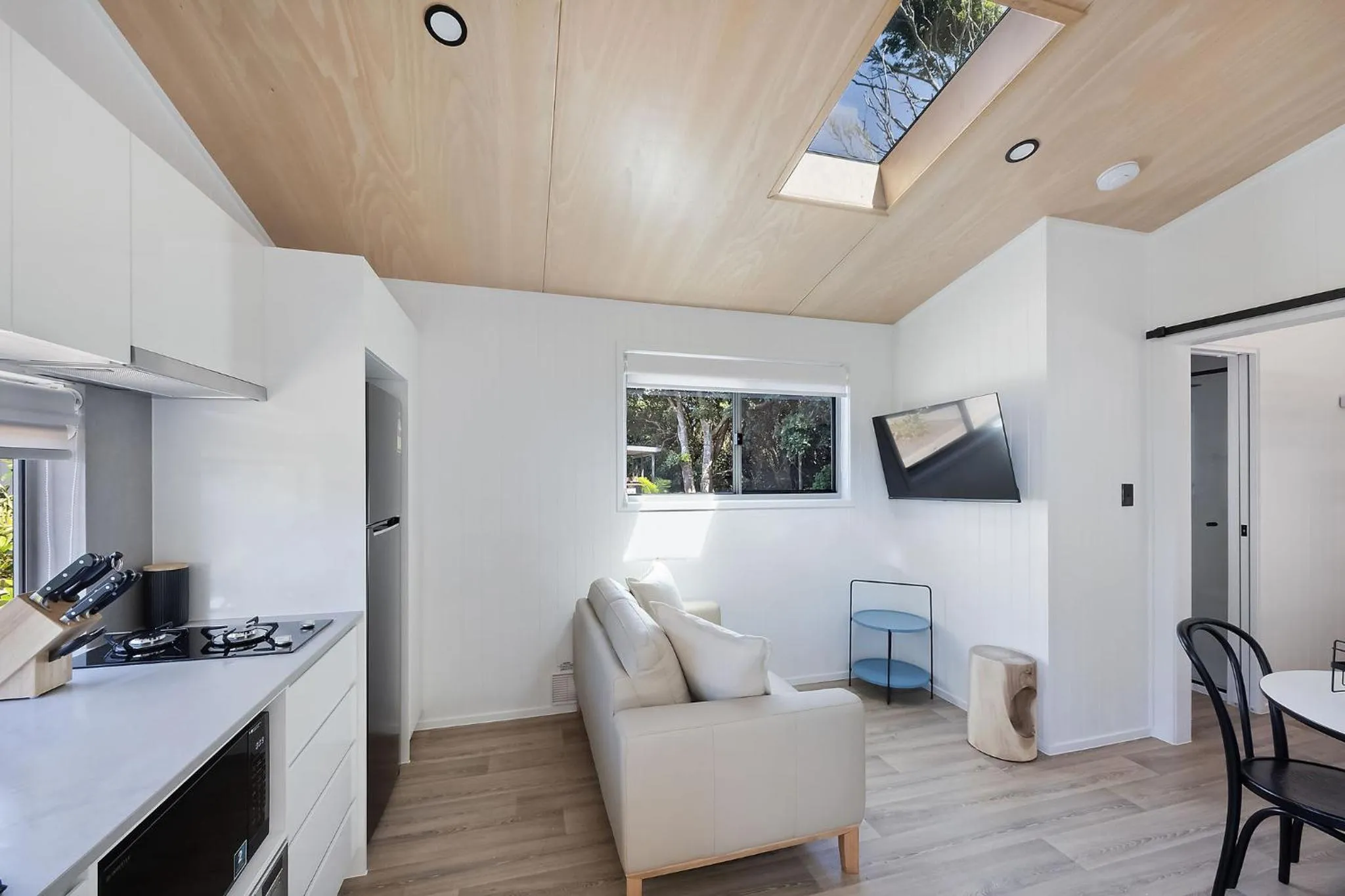 Living room in Reflections Scotts Head - Holiday Park