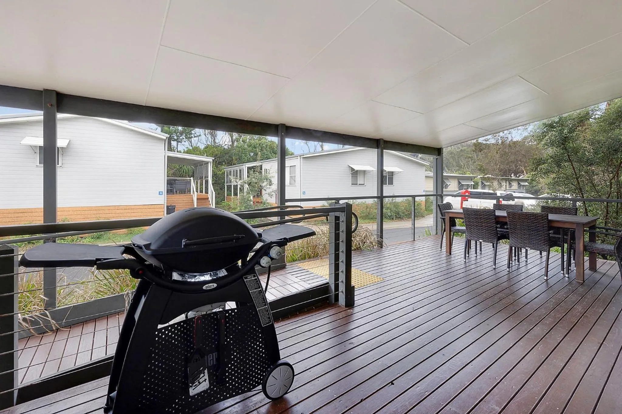 Balcony/Terrace in Reflections Scotts Head - Holiday Park