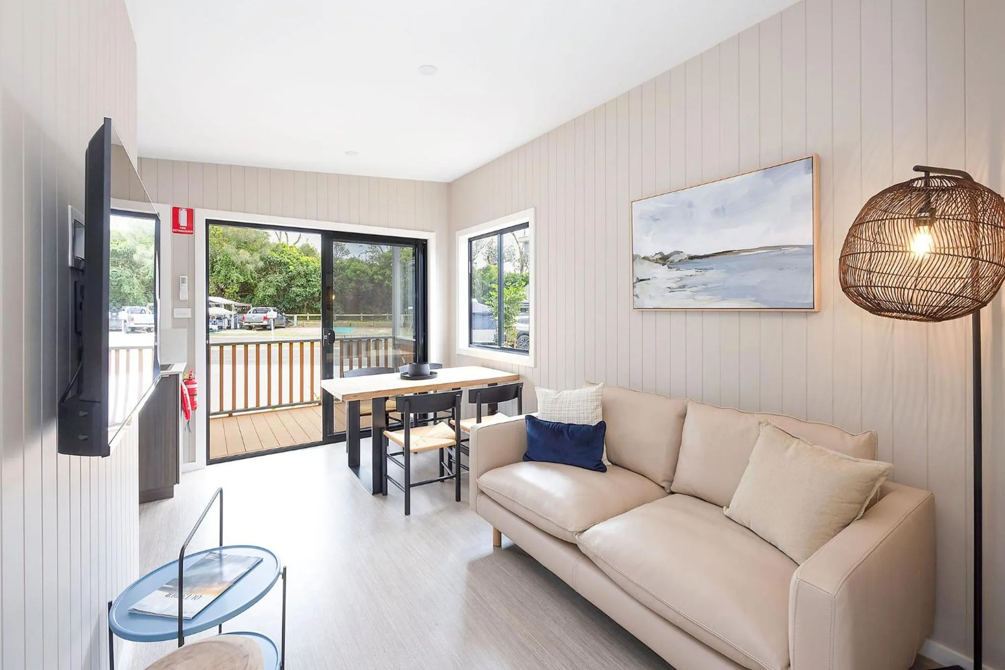 Living room in Reflections Scotts Head - Holiday Park