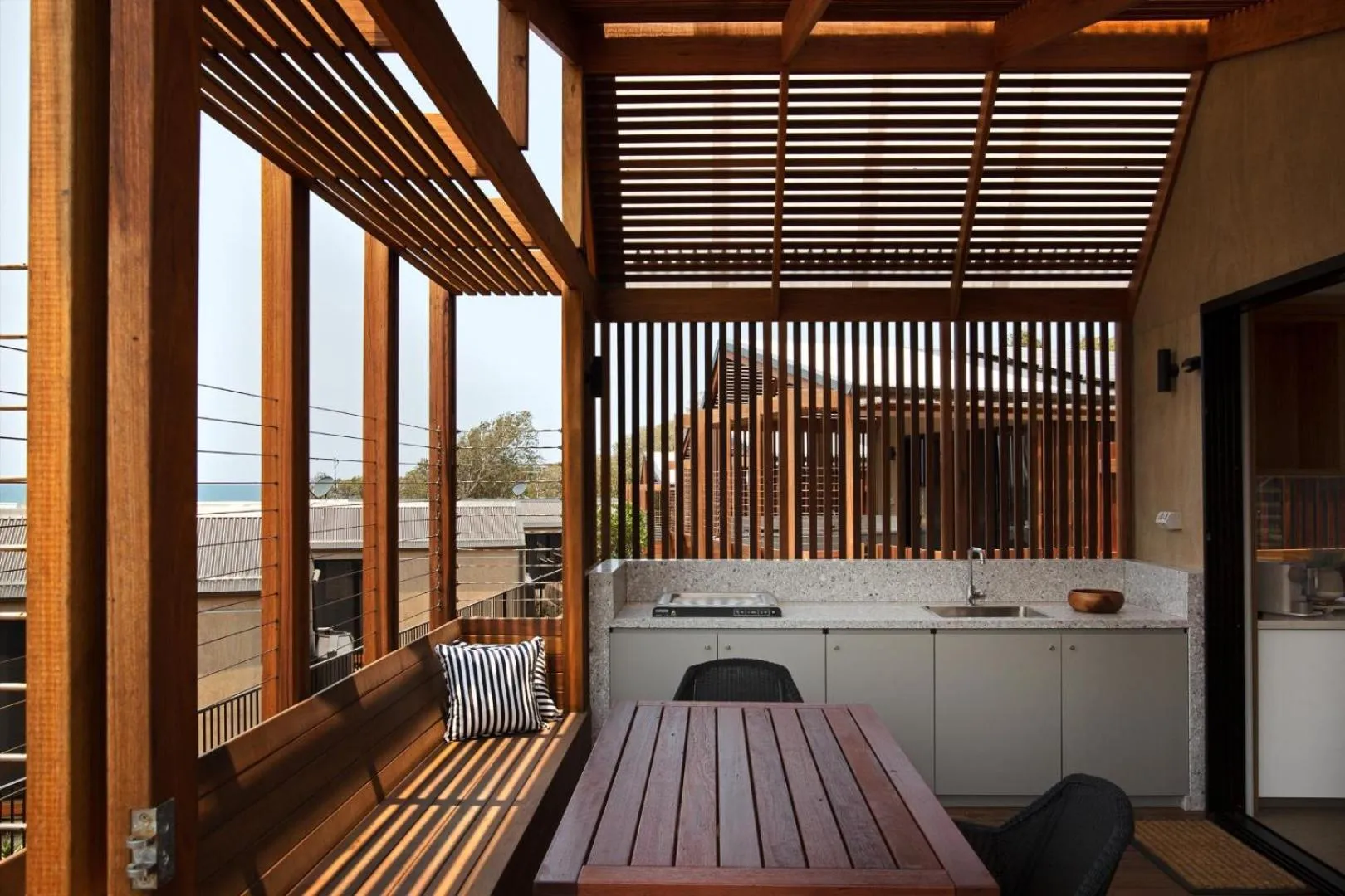 Balcony/Terrace in Reflections Bonny Hills - Holiday Park