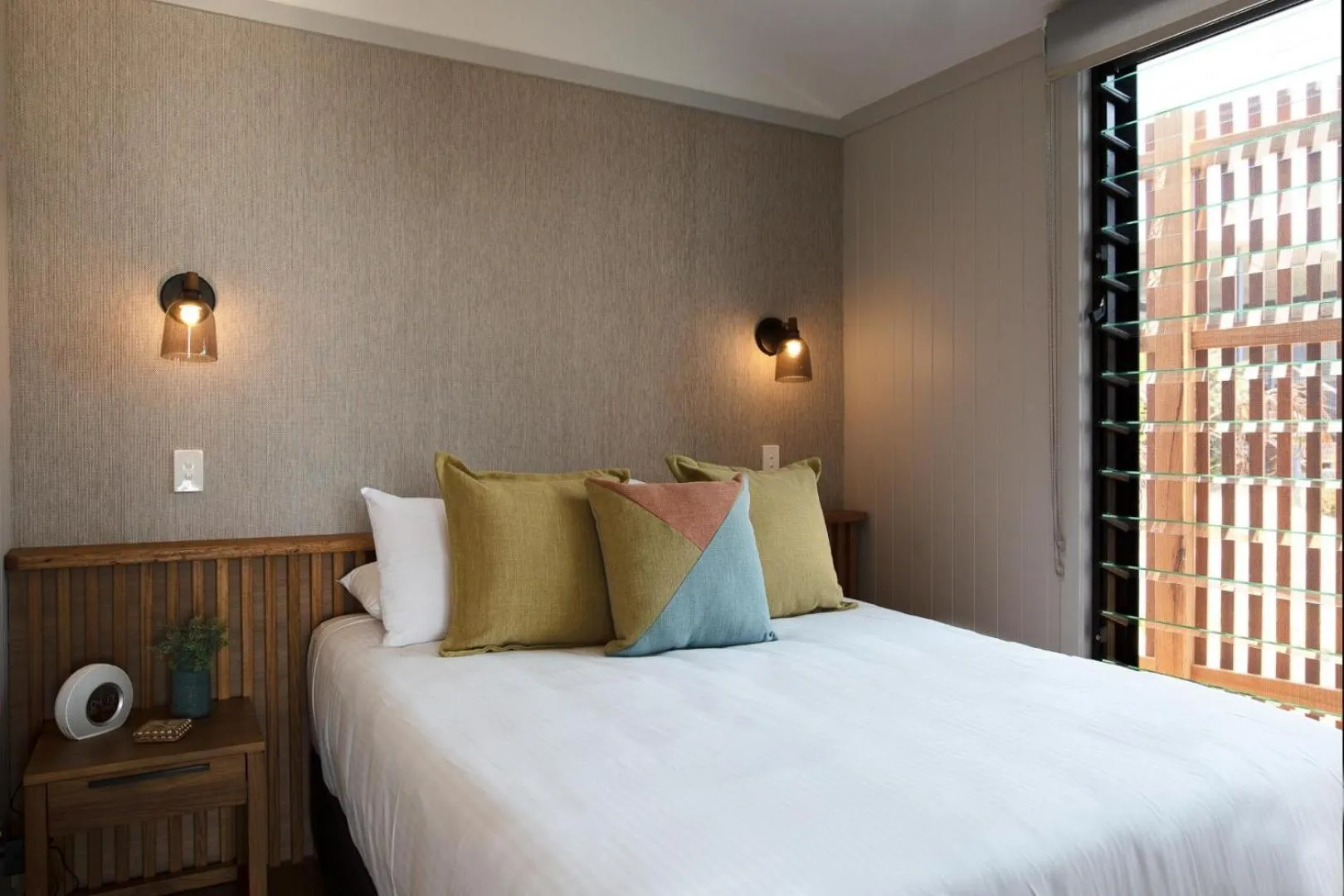 Bed in Reflections Bonny Hills - Holiday Park