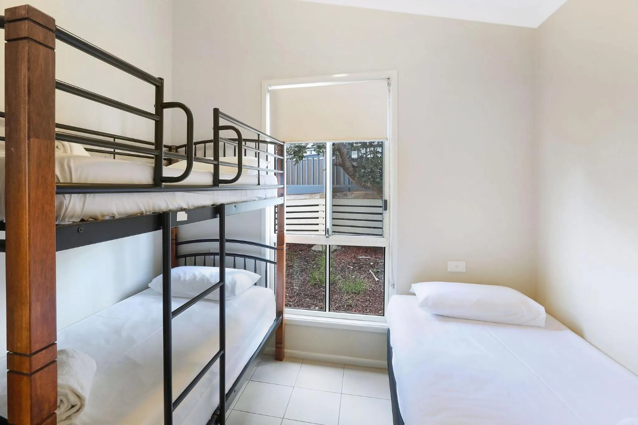 Bed in Reflections Bonny Hills - Holiday Park