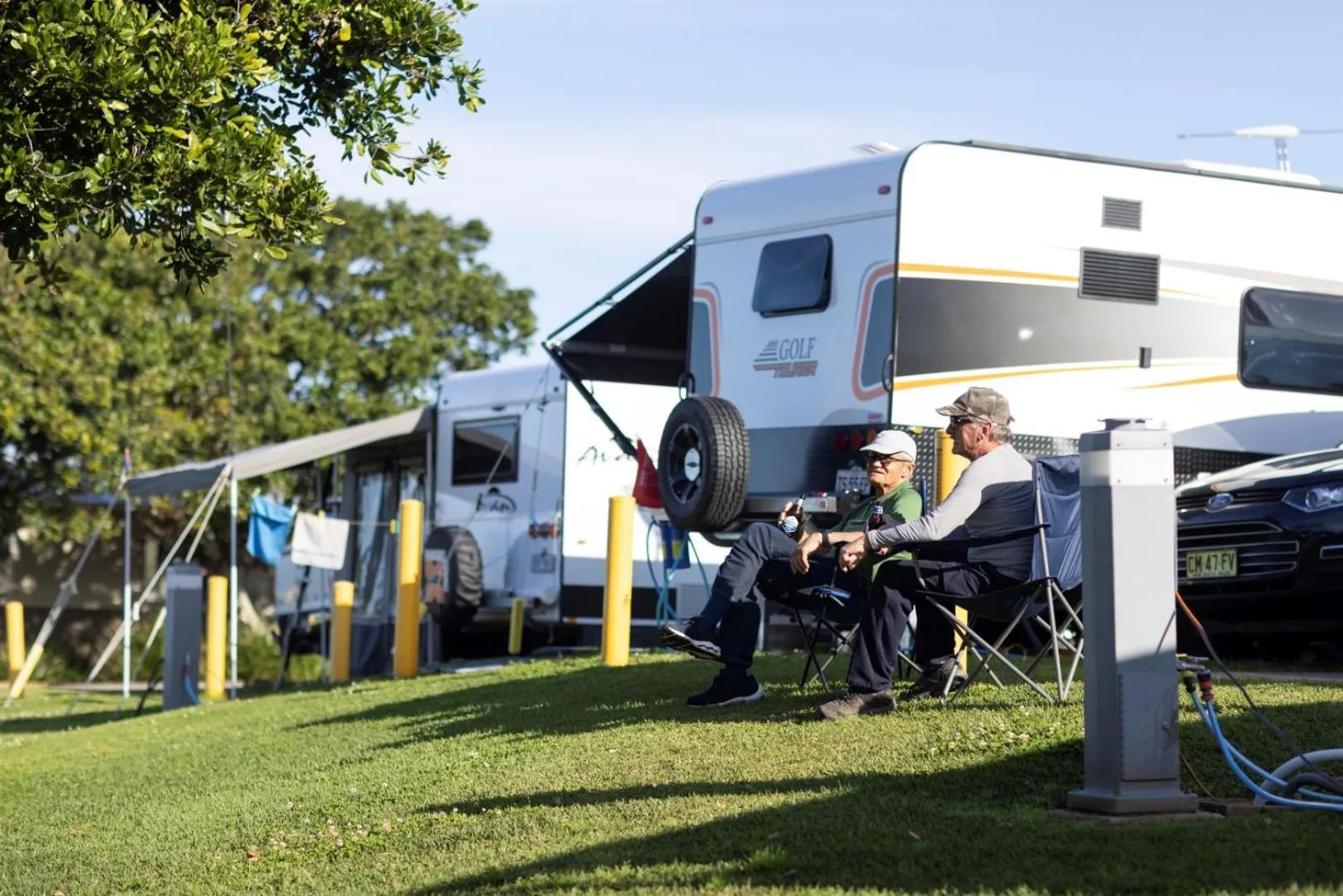 People in Reflections Bonny Hills - Holiday Park