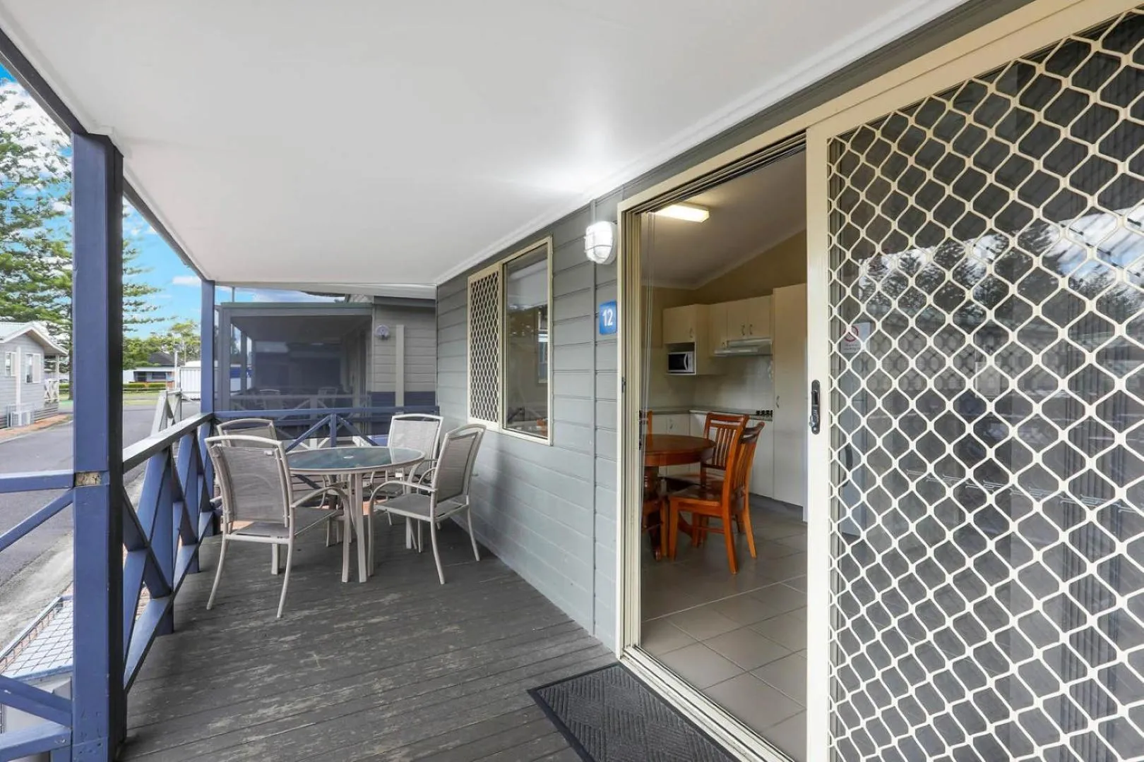 Patio in Reflections Tuncurry - Holiday Park