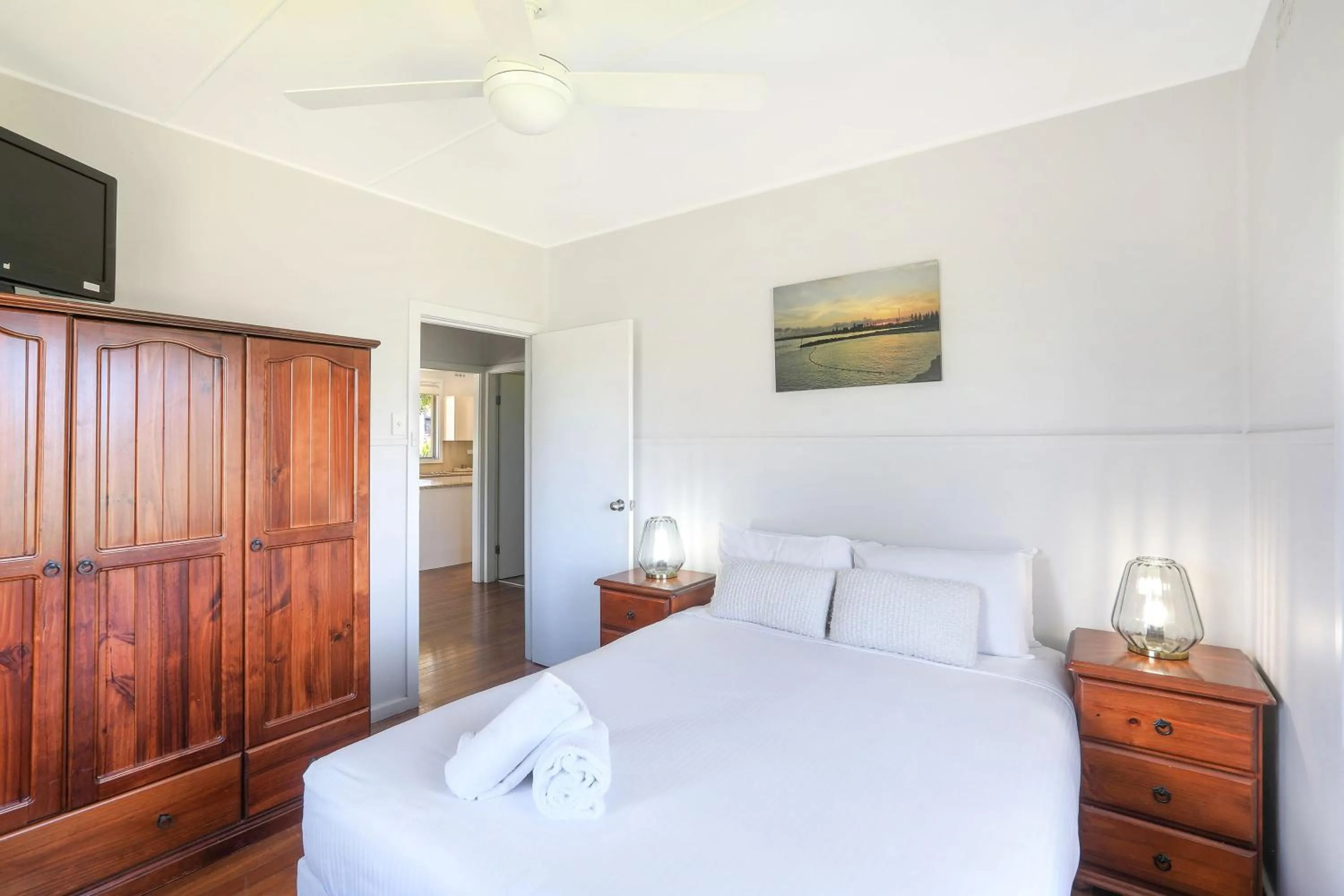 Bedroom, Bed in Reflections Tuncurry - Holiday Park