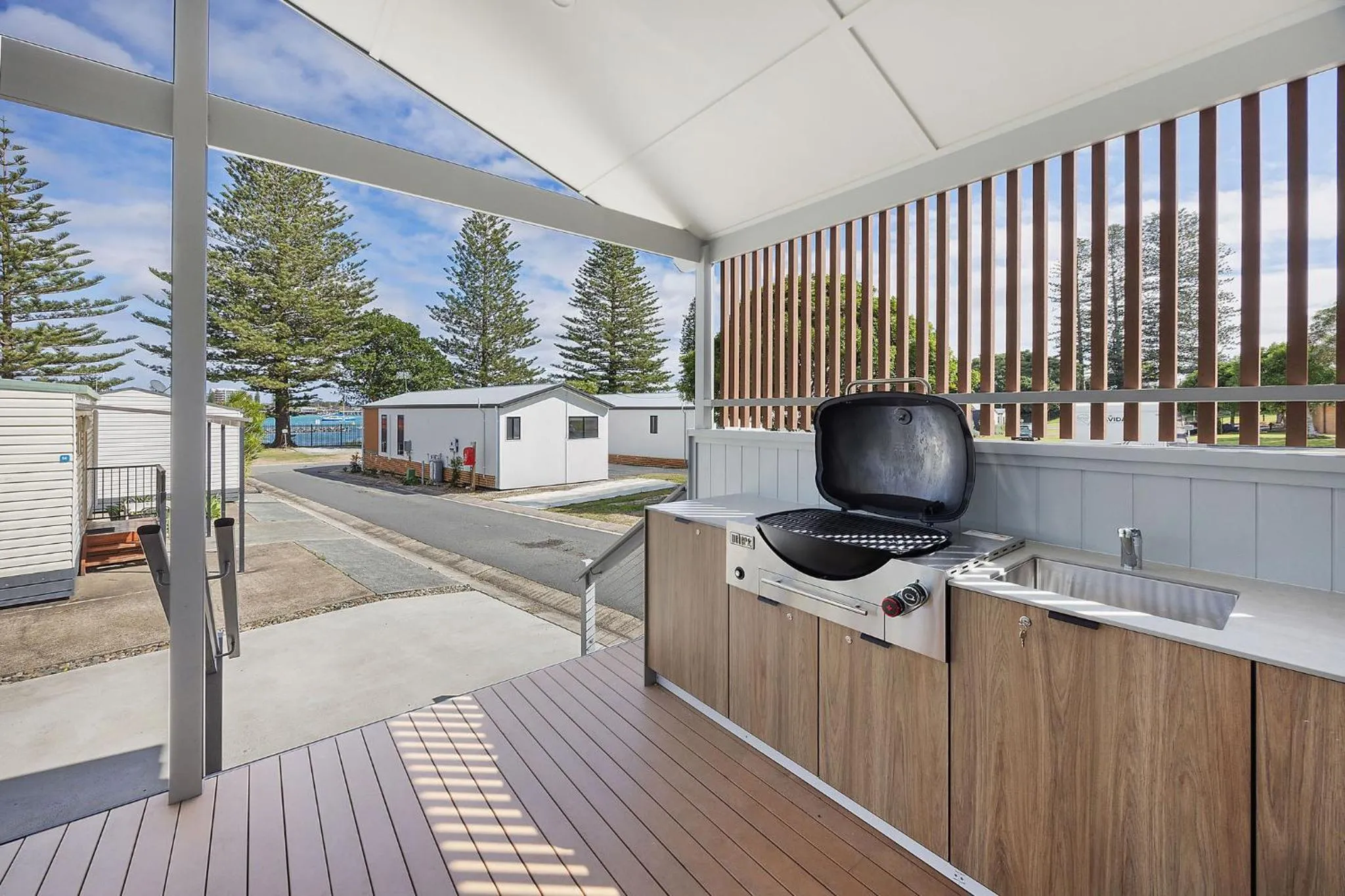 Kitchen or kitchenette in Reflections Forster Beach - Holiday Park