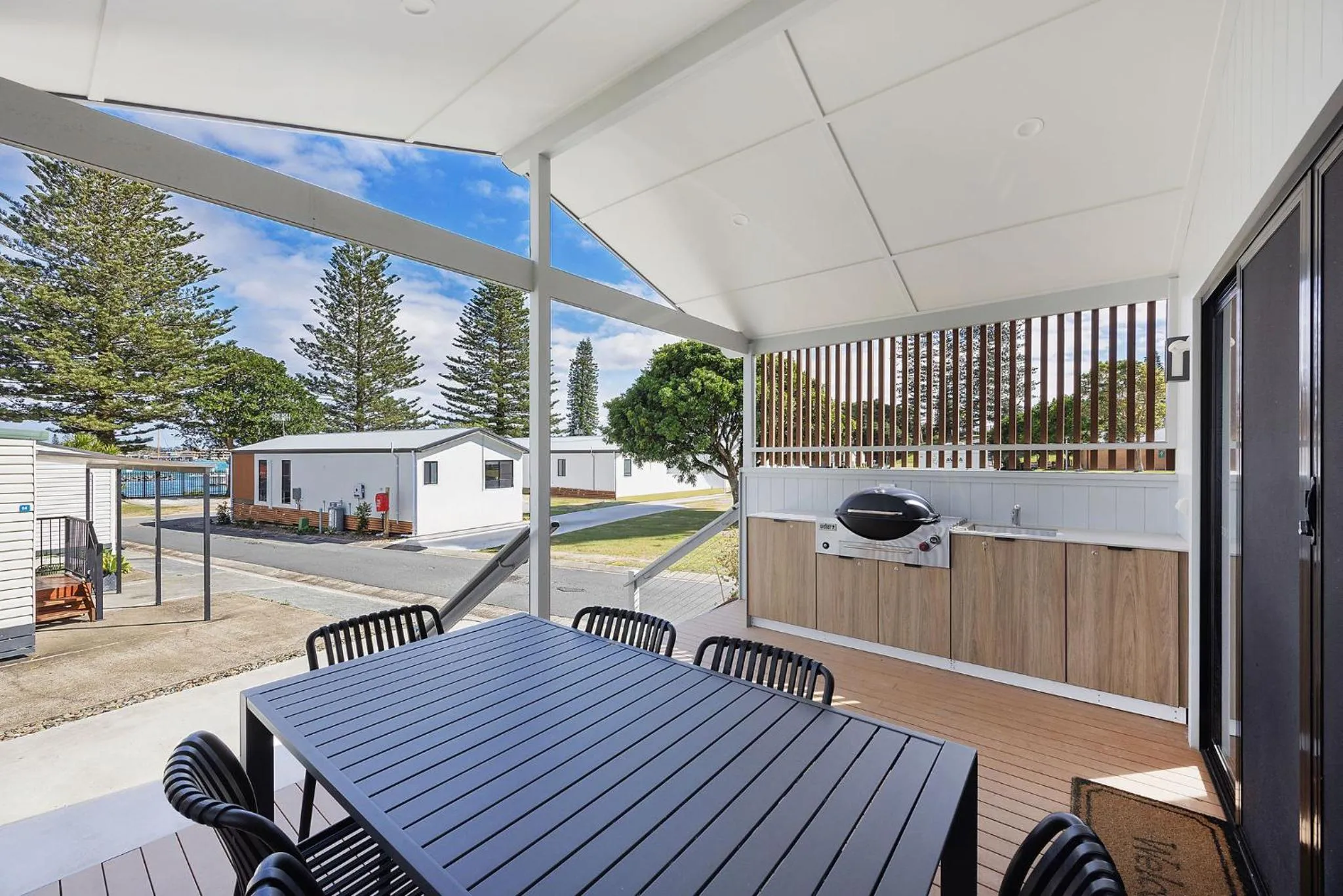 BBQ facilities in Reflections Forster Beach - Holiday Park