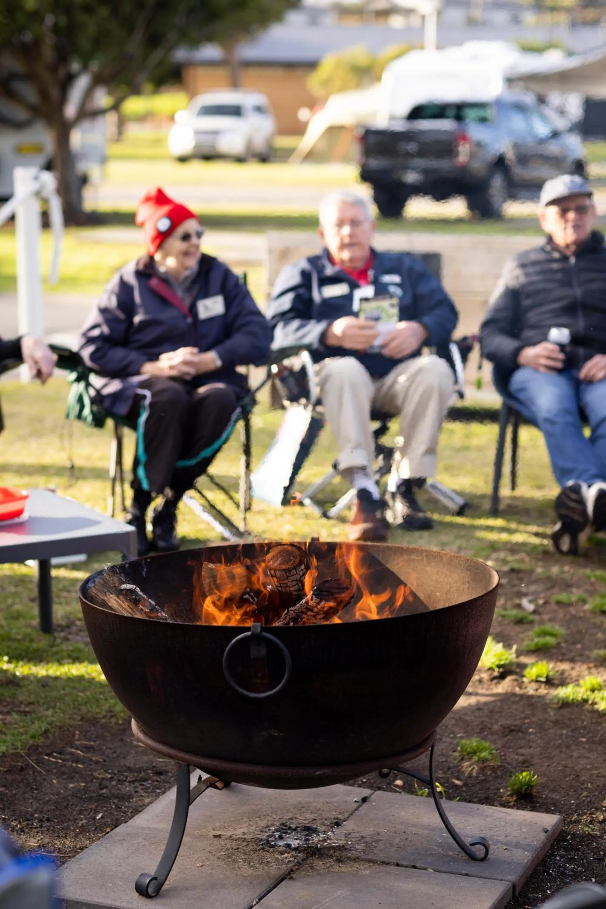 group of guests in Reflections Forster Beach - Holiday Park
